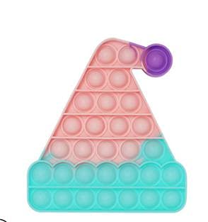 LANTIAN Cute Animal Shape Push Bubble Sensory Toy - Anxiety Relief Fidget Toy, Stress Reliever Puzzle Game for Kids & Adults (Pink, 15x18x1.5cm) - Perfect for Office, Classroom, Travel & Home Relaxation