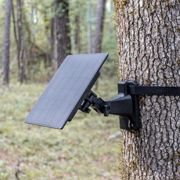 WiseEye Ultimate Solar Powered Trail Camera Charger - Waterproof & Durable for Wildlife Monitoring, Hunting, and Outdoor Security
