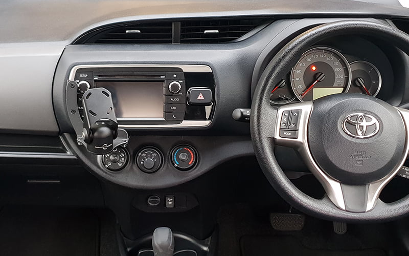 Industrial Evolution InDash Mount for Toyota Yaris (2015-2019) - Secure Phone Holder for Car Dashboard - Perfect for GPS Navigation & Hands-Free Driving