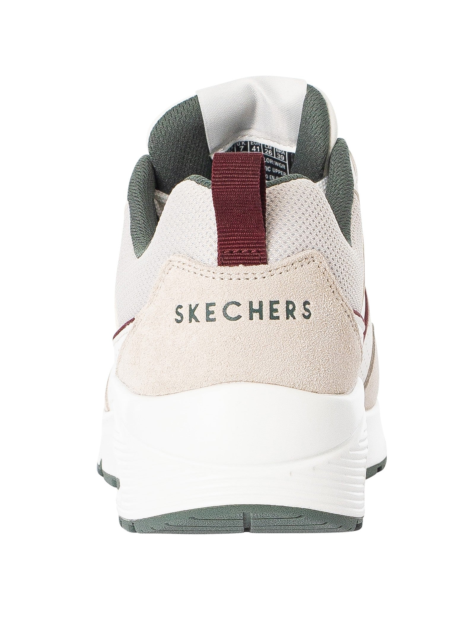 Skechers Men's Uno Retro White Sneakers - Comfortable Casual Shoes for Walking, Running & Everyday Wear