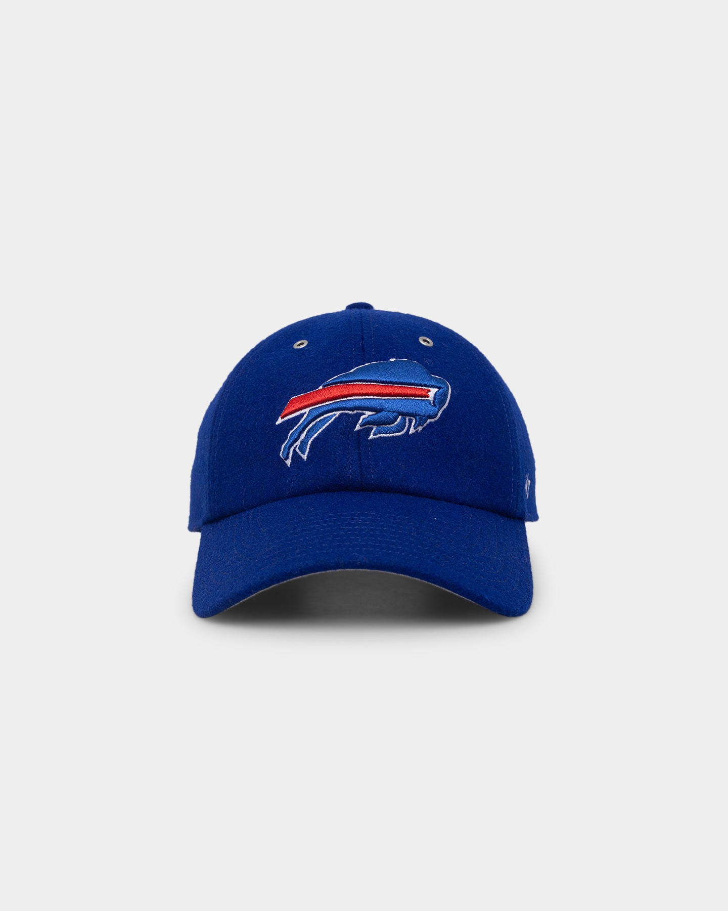 47 Brand Buffalo Bills Wooly '47 Clean Up Adjustable Strapback Hat - Royal Blue - Perfect for NFL Games, Tailgating & Casual Wear