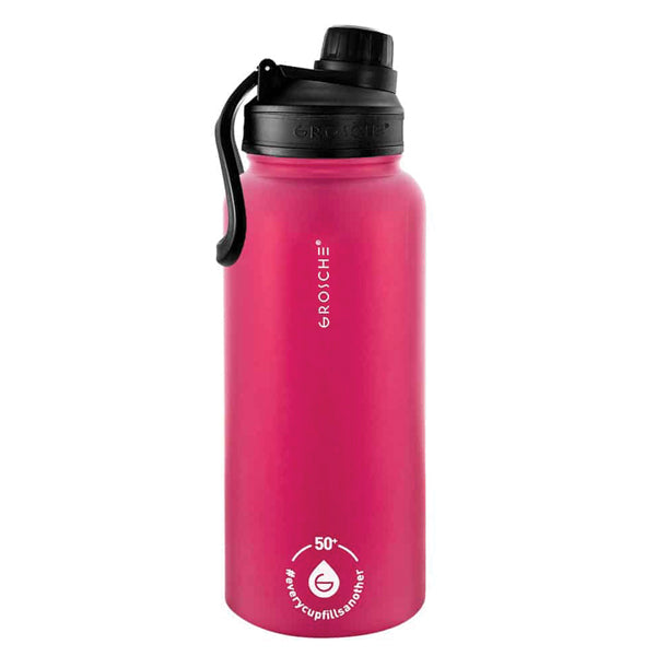 GROSCHE Chicago Stainless Steel Tea Infuser Tumbler - 20oz Insulated Travel Mug for Hot & Cold Beverages - Perfect for Office, Gym, and Outdoor Adventures