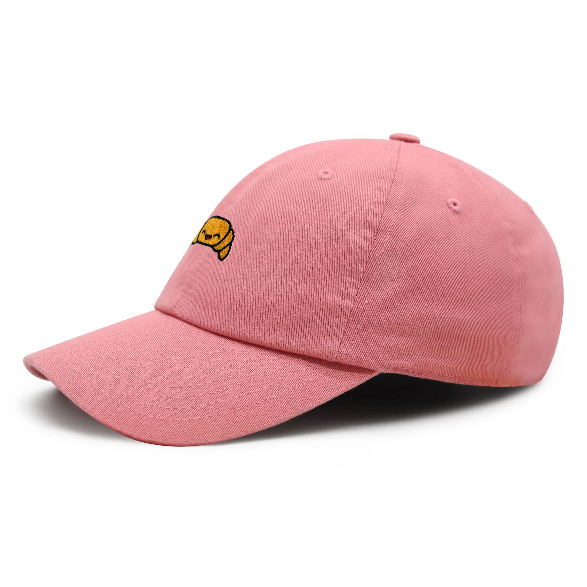 JPAK Premium Embroidered Croissant Dad Hat - Soft Baseball Cap for Men & Women - Perfect for Food Lovers, Bakeries, Cafes & Casual Outings