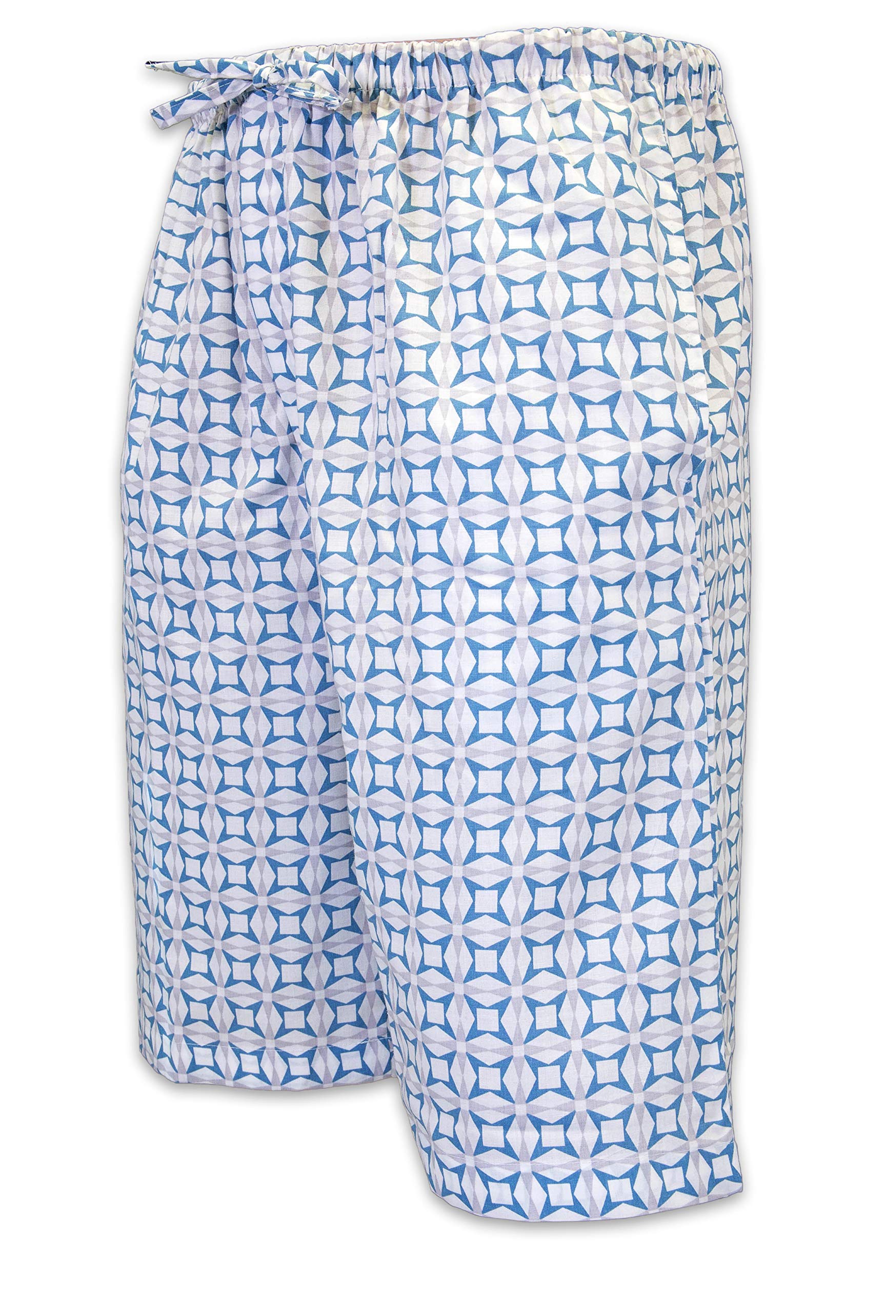 **Men's Comfortable Lounge Pajama Sleep Shorts with Drawstring & Pockets - Soft Woven Jam Dorm Shorts - 3 Pack - Perfect for Relaxing at Home, Lounging, or Sleeping**