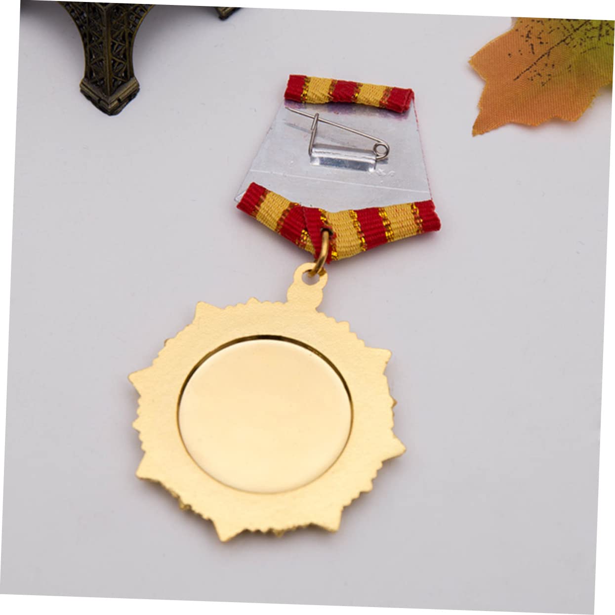 Yardwe Gold Soccer Trophy Medals for Kids - Sports Competition Awards, Winner Stickers - Perfect for Youth Soccer Tournaments, School Sports Events & Achievement Recognition
