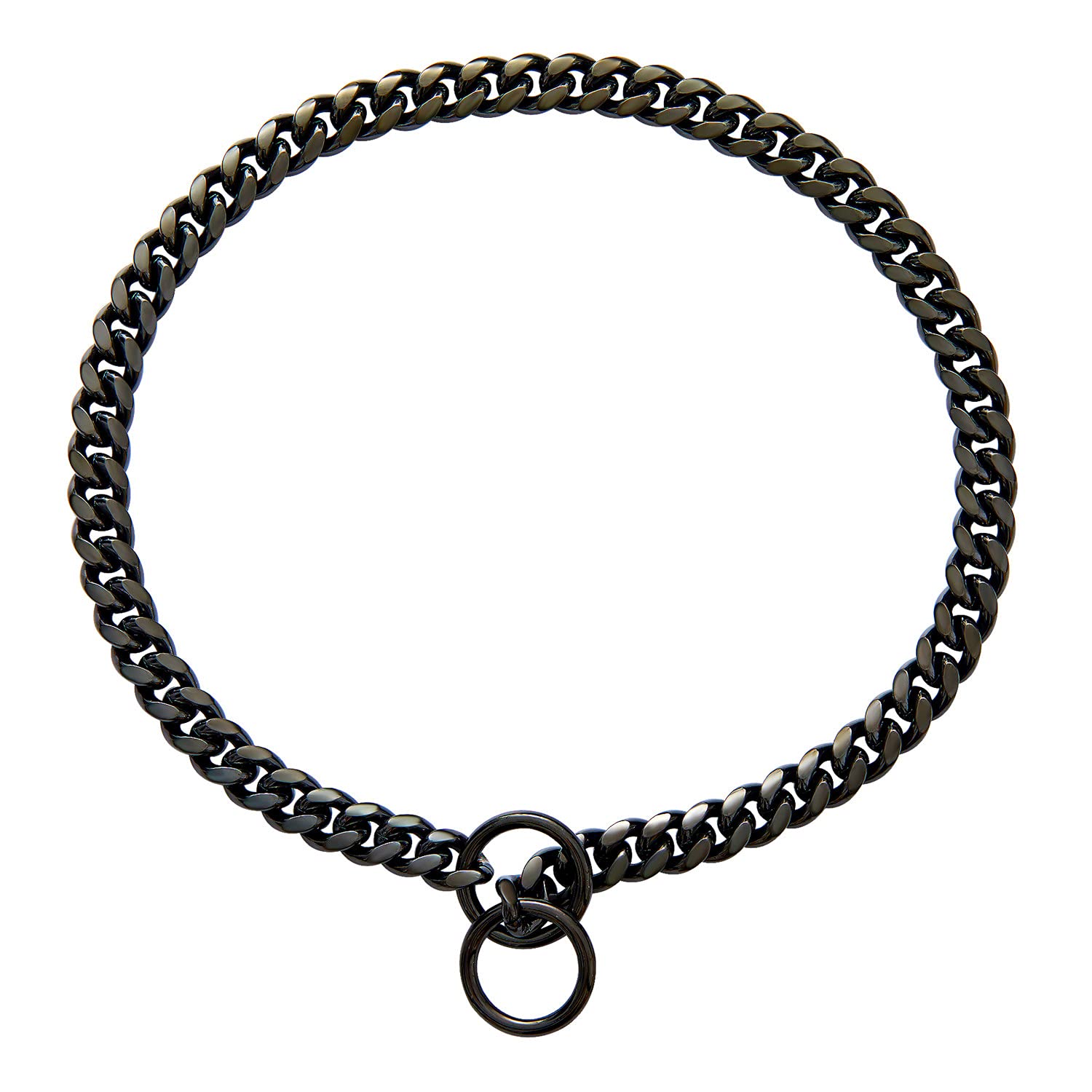 Custom Gold & Silver Cuban Link Dog Collar with ID Tags - Luxury Pet Collar for Small, Medium & Large Dogs - Perfect for Daily Walks, Training & Special Occasions