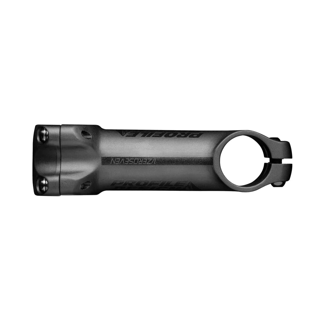 Profile Design 1/ZeroSeven Bike Stem - 7D x 110mm, 1 1/8 Inch, Black Logo - Lightweight & Durable Bicycle Handlebar Stem for Road & Mountain Bikes