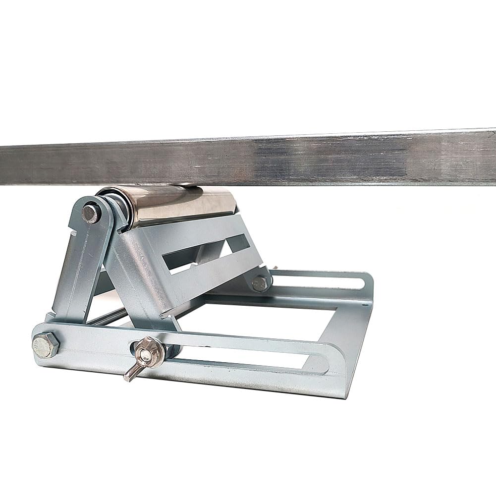 Adjustable Miter Saw Roller Stand - Heavy Duty 280 Lbs Capacity Woodworking Support Frame with Height Adjustment (2.3