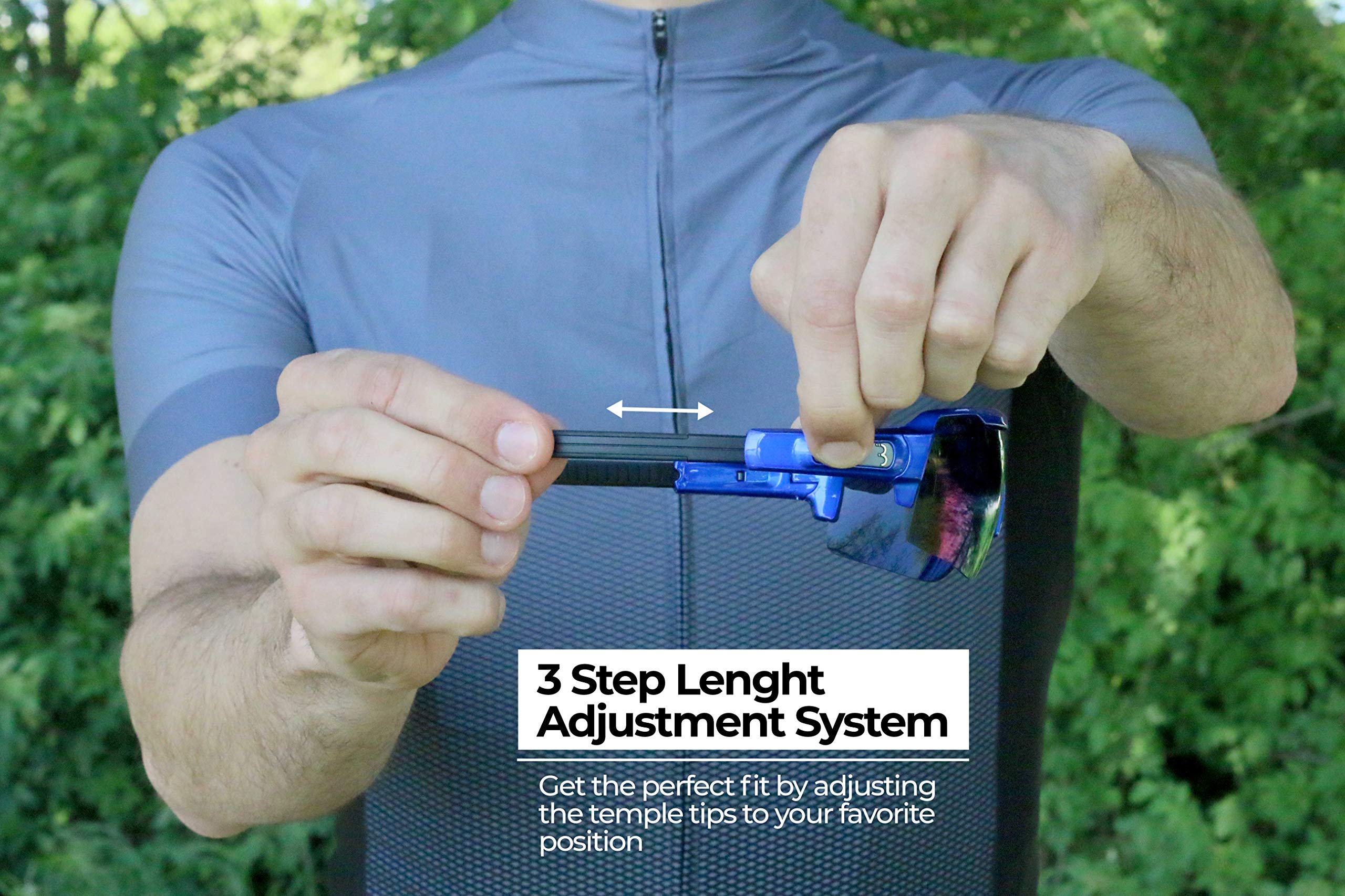 BBB Classic Sport Glasses - Polarized UV Protection Sunglasses for Running, Cycling & Outdoor Activities - Lightweight & Shatterproof for Men & Women