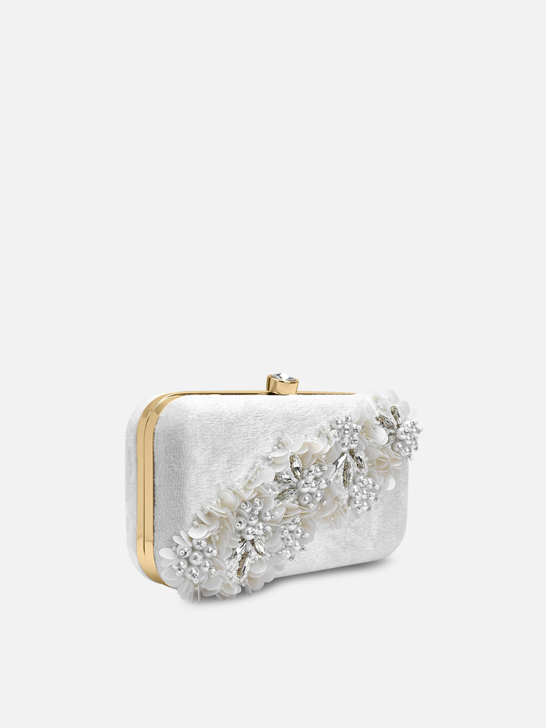 Eris Square Medium Frame Clutch Bag - Stylish Women's Crossbody Purse for Evening Parties, Date Night & Special Occasions