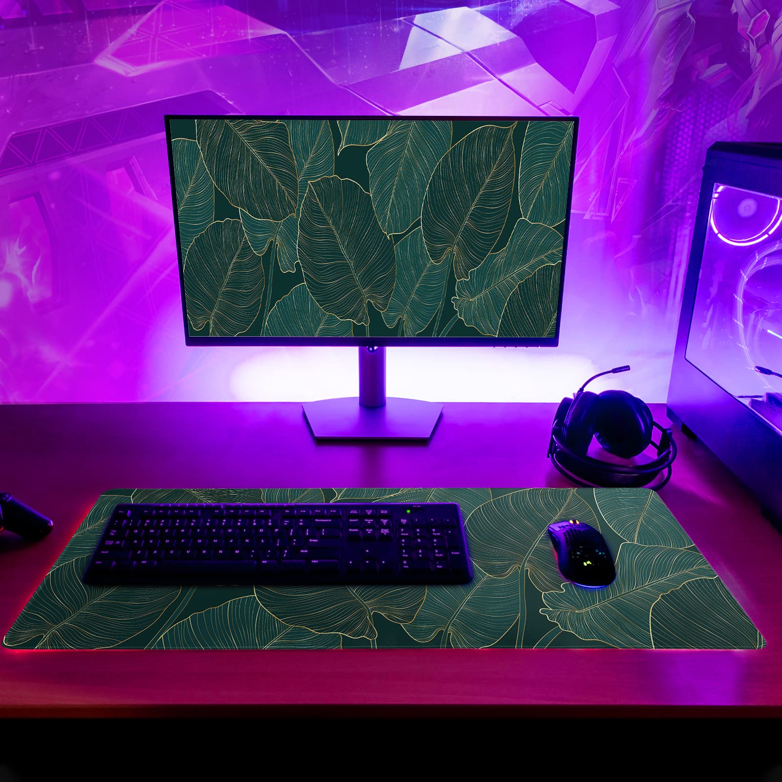 Tropical Palm Tree Mouse Pad 27.6x11.8