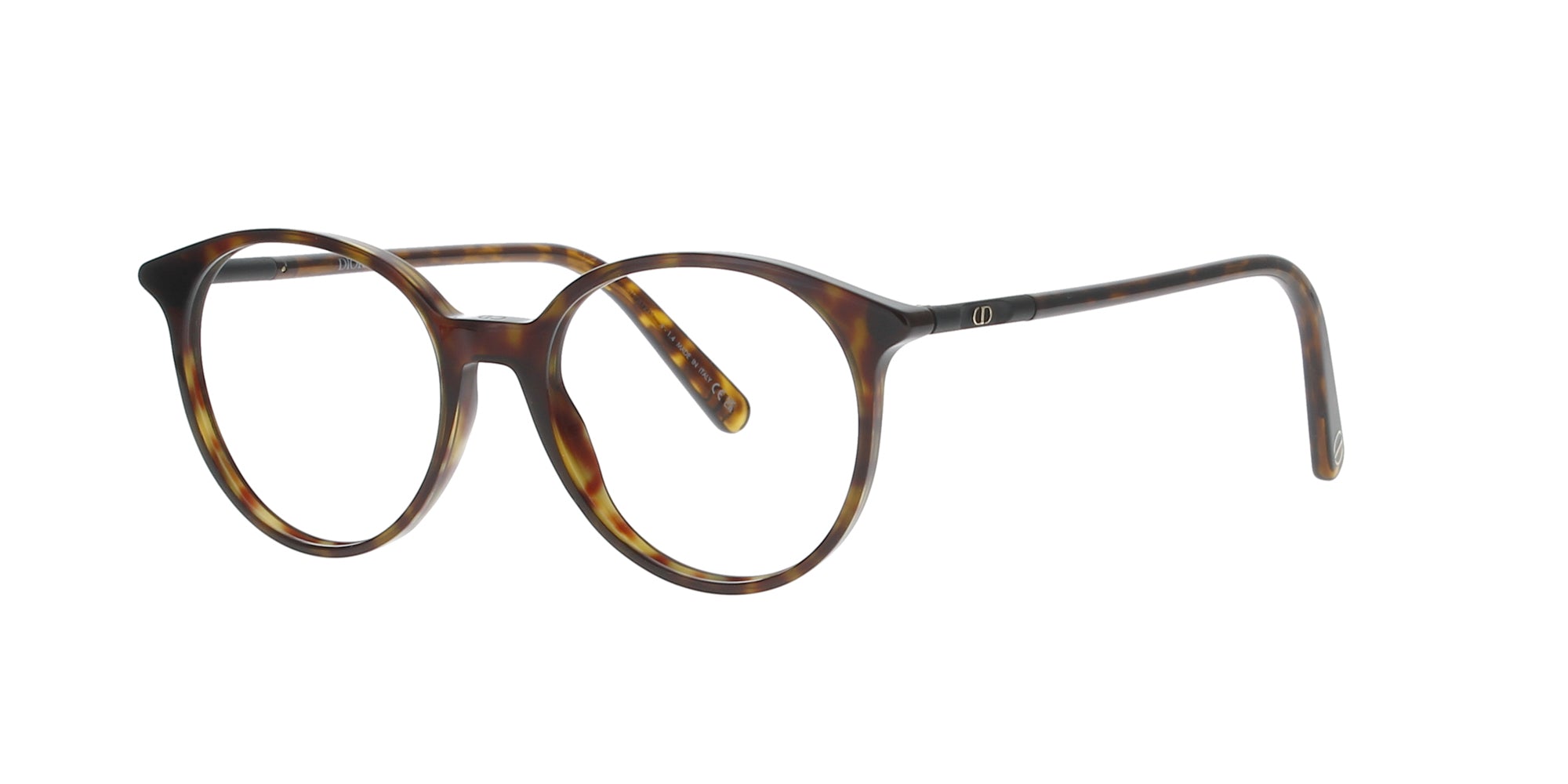 Dior MiniCD Round Havana Sunglasses - Classic Designer Shades for Women & Men | Perfect for Beach, Driving & Outdoor Activities