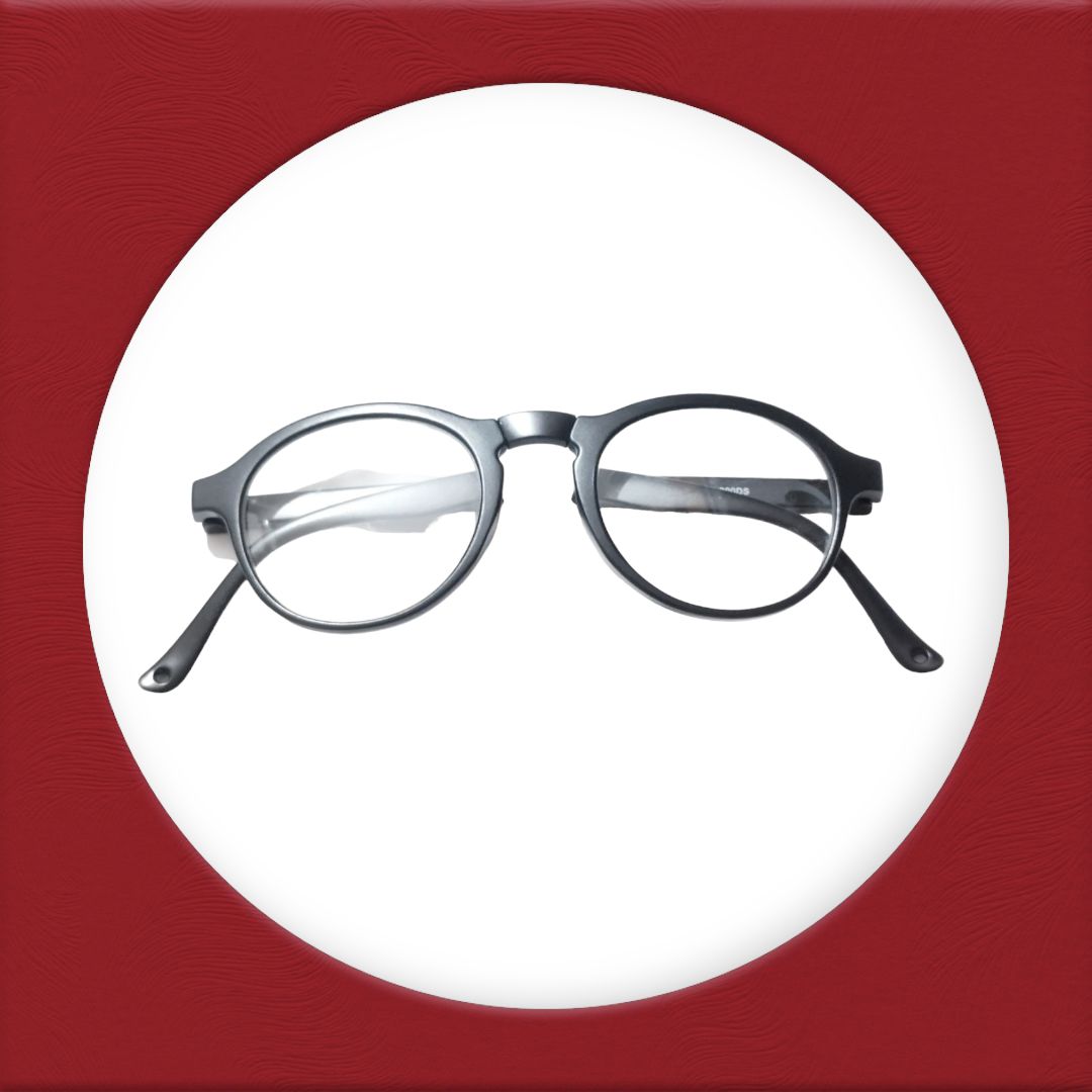 Round Folding Reading Glasses with Zip Pouch - Compact & Portable Reading Eyewear for Men & Women - Perfect for Travel, Reading, and Everyday Use