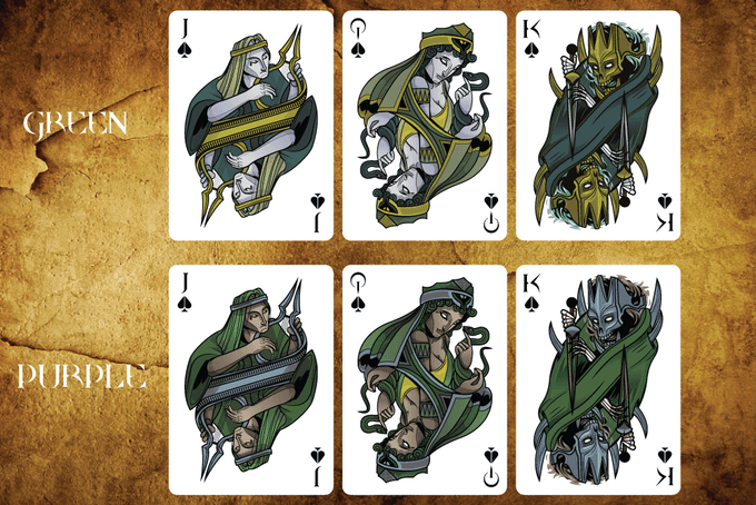 Premium Theos Playing Cards - Green Deck for Poker, Magic Tricks & Card Games | Durable & Stylish Design for Professional & Casual Use