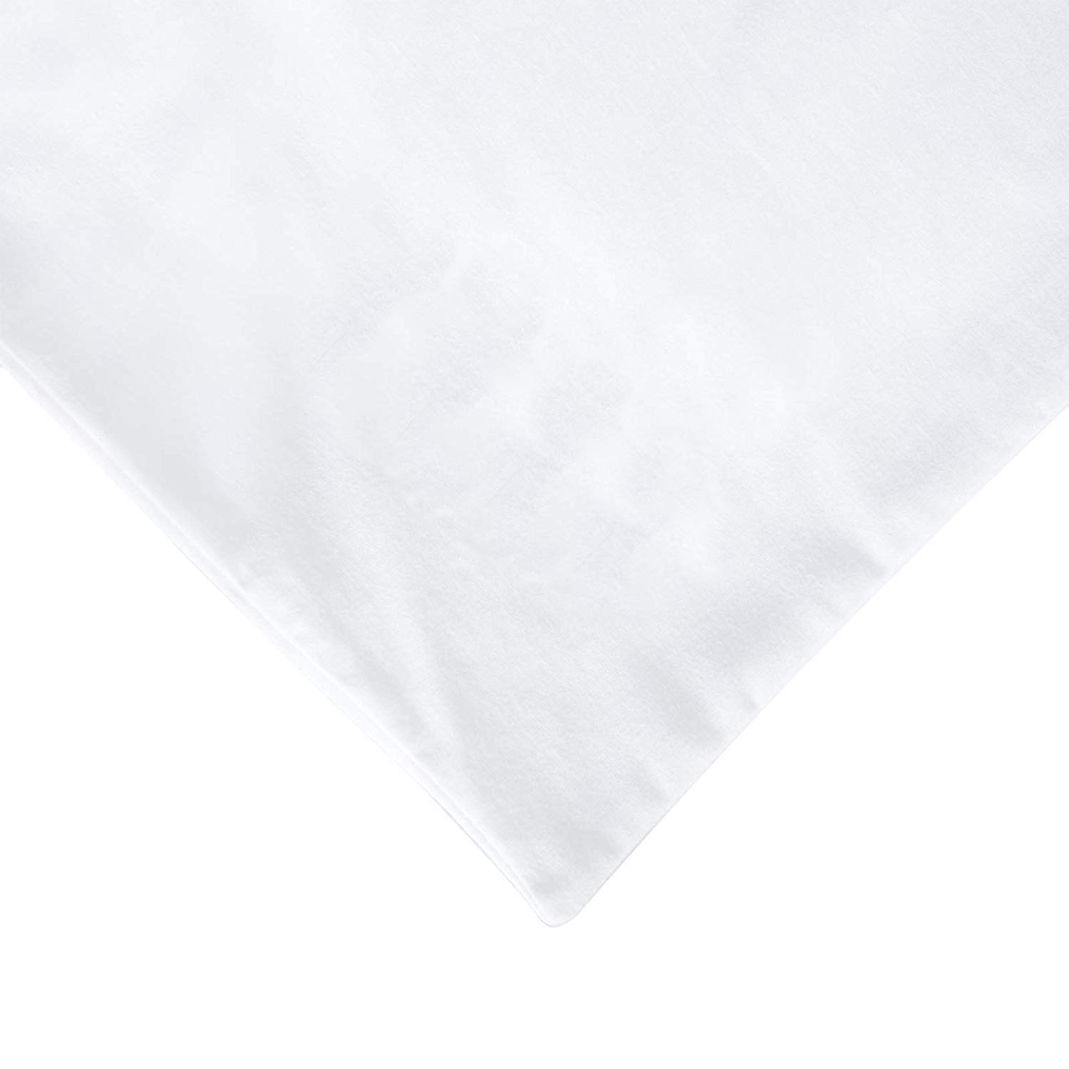 Premium White Bow Tie Pillowcases - 100% Pure Cotton Queen Size (Set of 2) - Soft & Breathable Bedding for Luxury Hotels, Weddings, and Home Decor