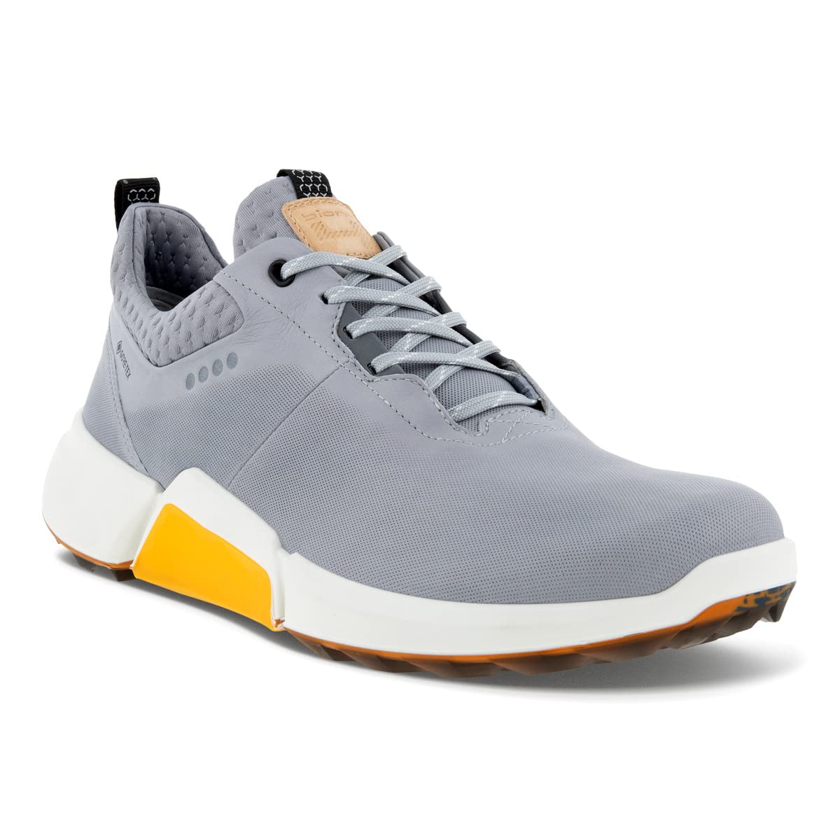 ECCO Biom Hybrid 4 Gore-Tex Waterproof Golf Shoes for Men - Comfortable & Durable Spiked Golf Footwear for All-Weather Performance on the Course