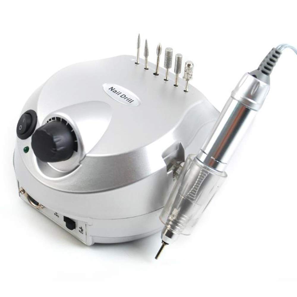 Professional Electric Nail Drill Machine - 35000 RPM Portable Manicure & Pedicure Kit for Acrylic Nail Removal, Filing, Buffing & Polishing | Perfect for Salon, Home & Travel Nail Care