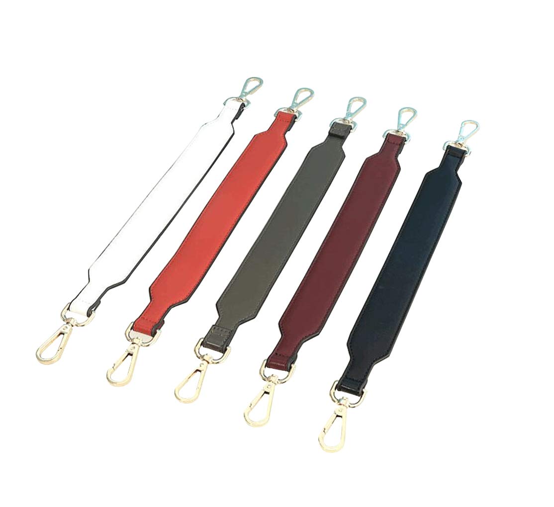 Short Unadjustable PU Leather Replacement Handbag Strap - Shoulder Strap for Purse Bags (Orange Red) | Perfect for Everyday Use, Office & Shopping