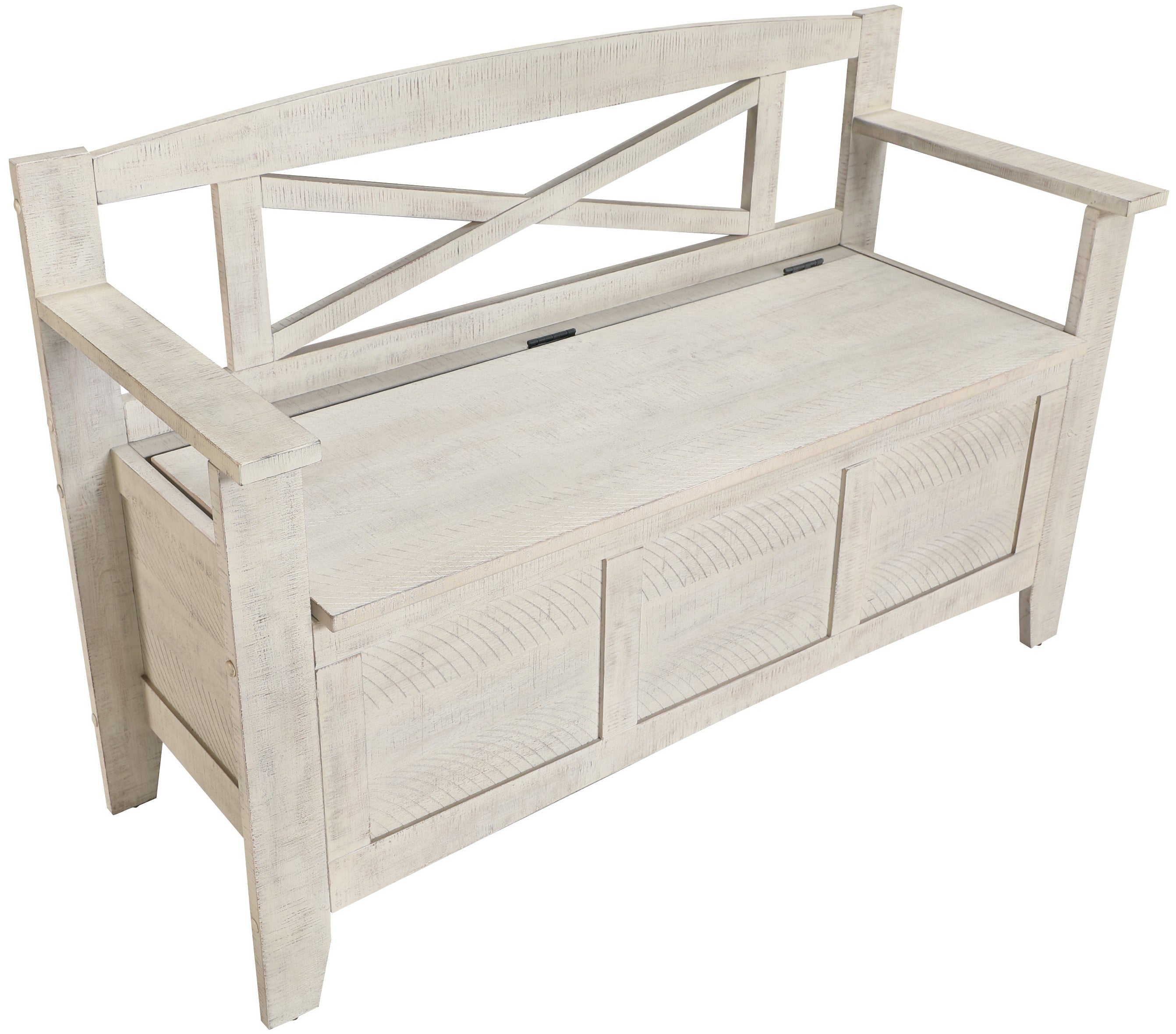 OSP Designs Modern Metro Entryway Bench in Black - Stylish and Durable Hallway Seating for Small Spaces [MET42] - Perfect for Entryways, Hallways, and Mudrooms