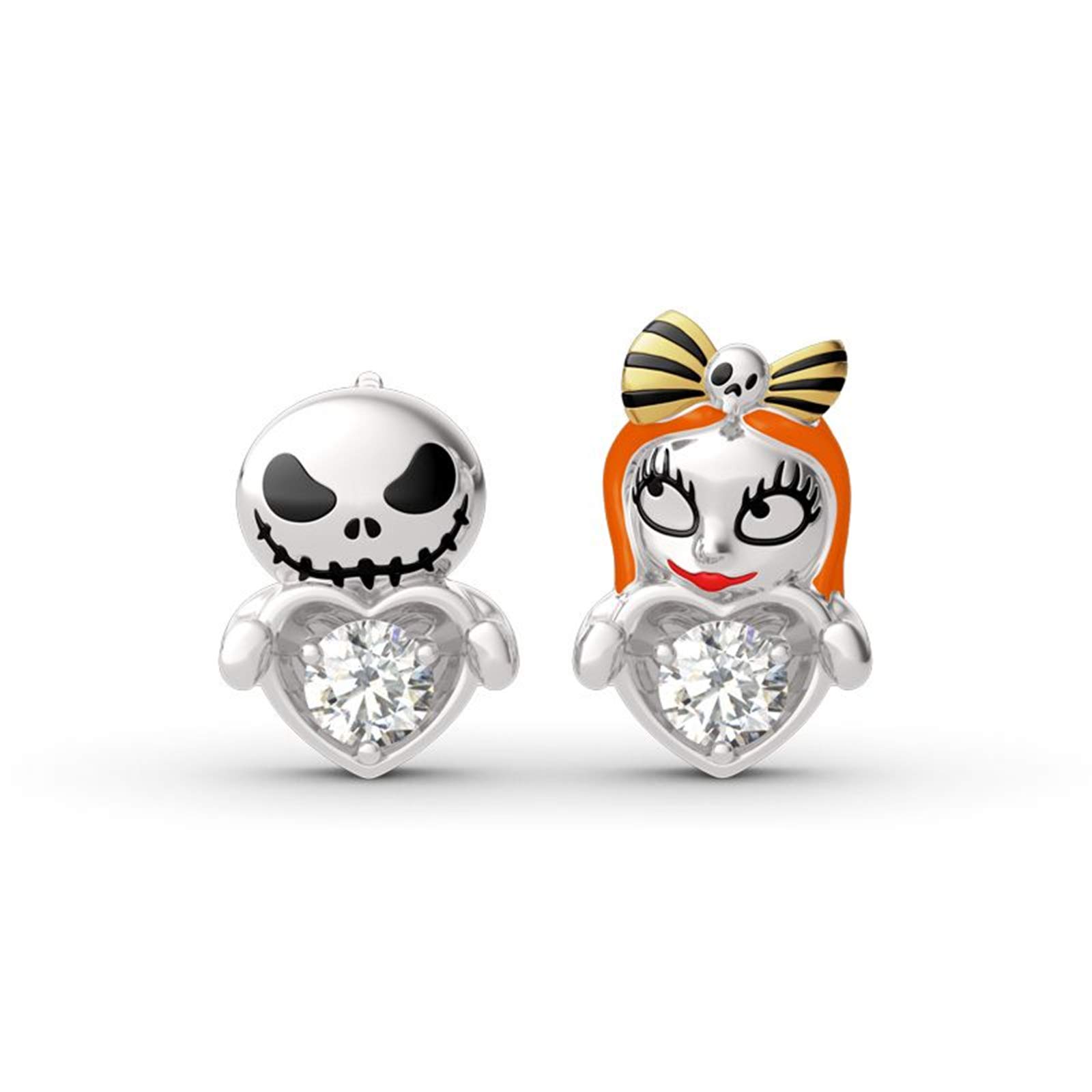 Jeulia Hug Me 'Everlasting Love' Sterling Silver Round Cut Earrings for Women - Perfect for Engagement, Wedding, Anniversary, Birthday & Christmas Gifts - Comes with Jewelry Box - Ideal for Romantic Dates & Special Occasions