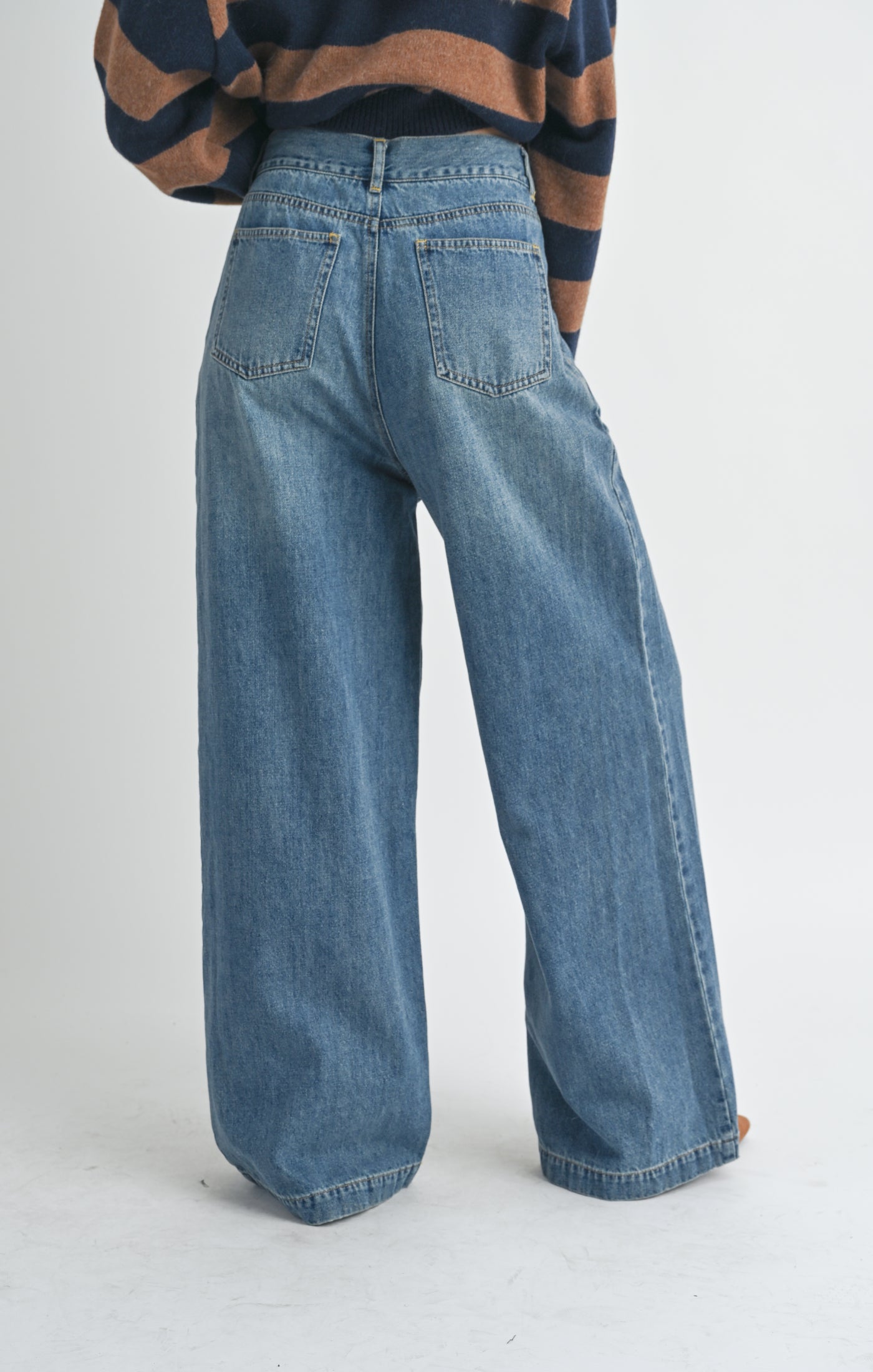 Willa Denim Pants for Women - High Waisted Stretch Jeans with Pockets | Comfortable & Stylish for Casual Wear, Office, and Date Nights
