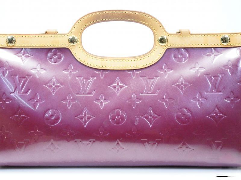Authentic Pre-Owned Louis Vuitton Vernis Violet Purple Roxbury Drive Handbag with Strap - 2-Way Carry M93569 180833 | Luxury Crossbody Bag for Women, Perfect for Date Nights & Special Occasions