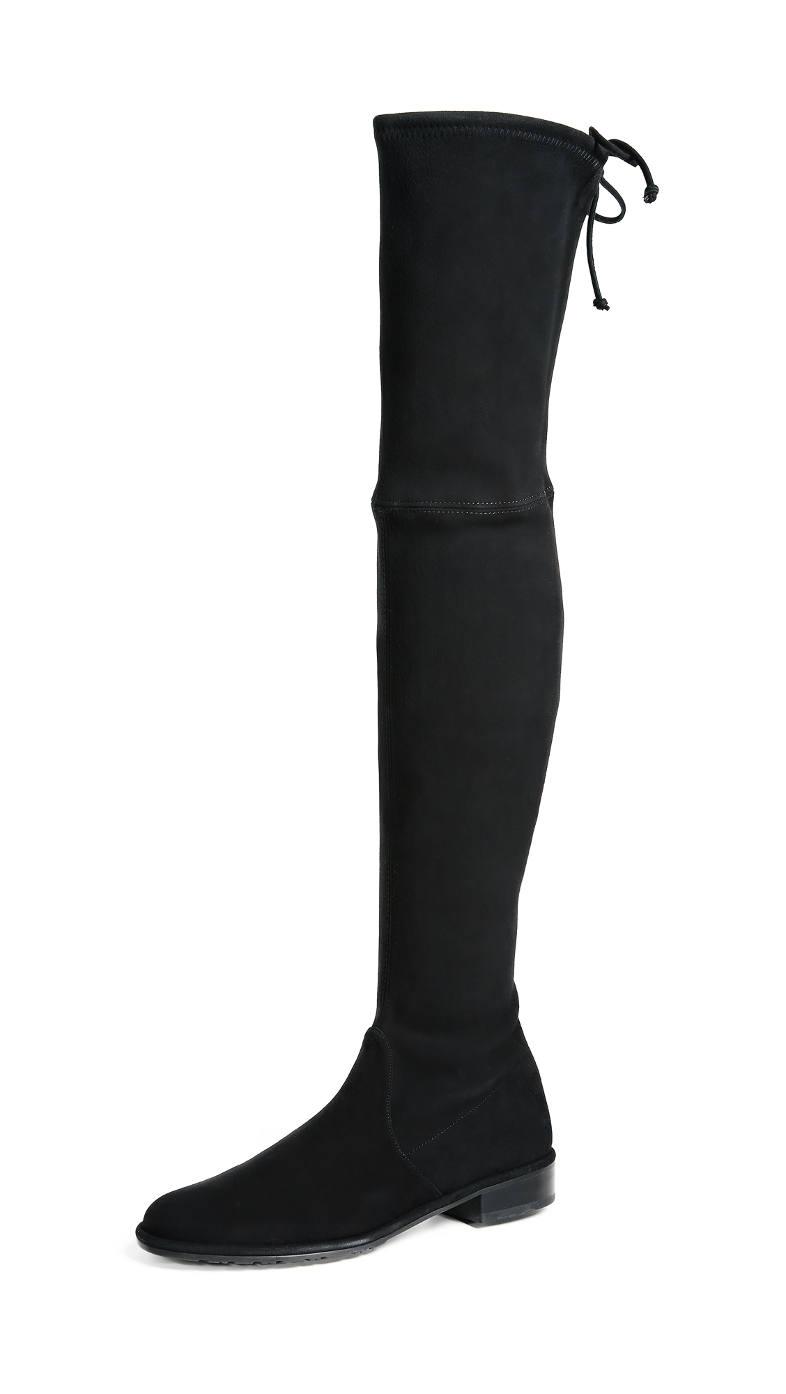 Stuart Weitzman Women's Lowland Over The Knee Boots - Genuine Leather, Stretch Fit, Fashionable High Heel Boots for Women | Perfect for Winter, Parties, and Night Out