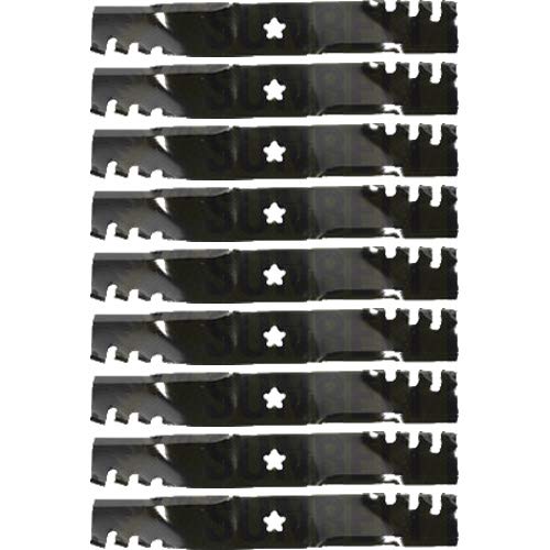 (9 Pack) Premium Mulching Toothed Replacement XHT Lawn Mower Blades - Fits Oregon 96-615 | 16.75