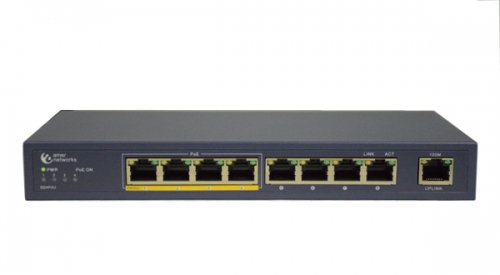 9-Port Unmanaged Ethernet Switch - Desktop & Wall-Mountable Network Hub for Home & Office - Gray (SD4P4U) - Perfect for Expanding Wired Connections in Gaming, Streaming & Small Business Networks