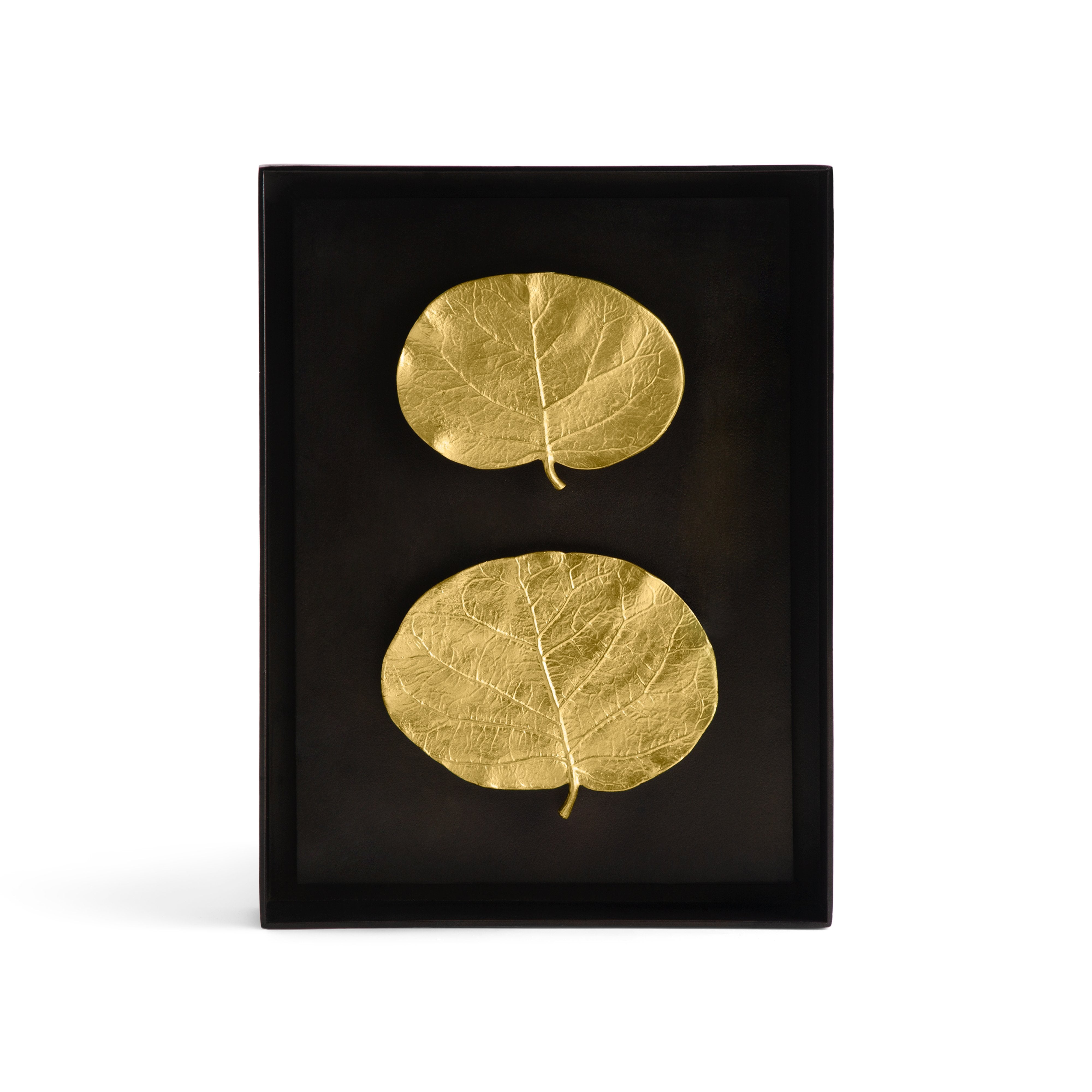 Botanical Leaf Shadow Box Wall Art - Handmade Pressed Flower Frame for Home Decor, Wedding, Nursery & Office - Unique Nature-Inspired Gift Idea