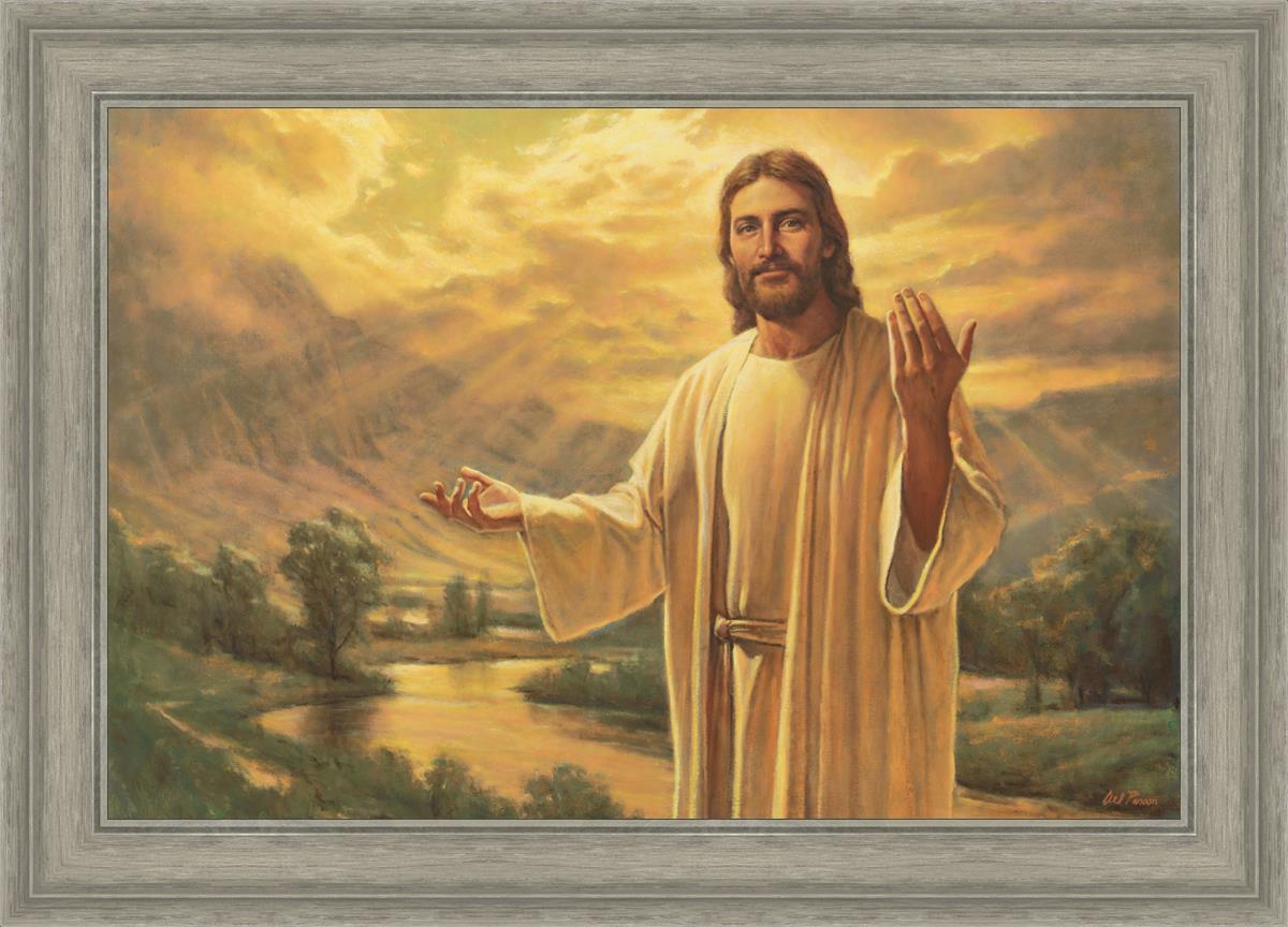 Come Follow Me By Del Parson - Inspirational Christian Wall Art for Home & Church Decor - Perfect for Living Rooms, Bedrooms & Sunday School Classrooms