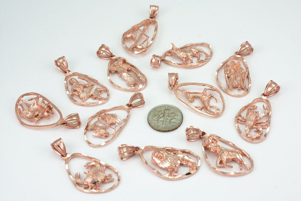10K Rose Gold Cancer Zodiac Sign Dainty Chain Necklace - Perfect Gift for Astrology Lovers, Birthday & Anniversary Jewelry