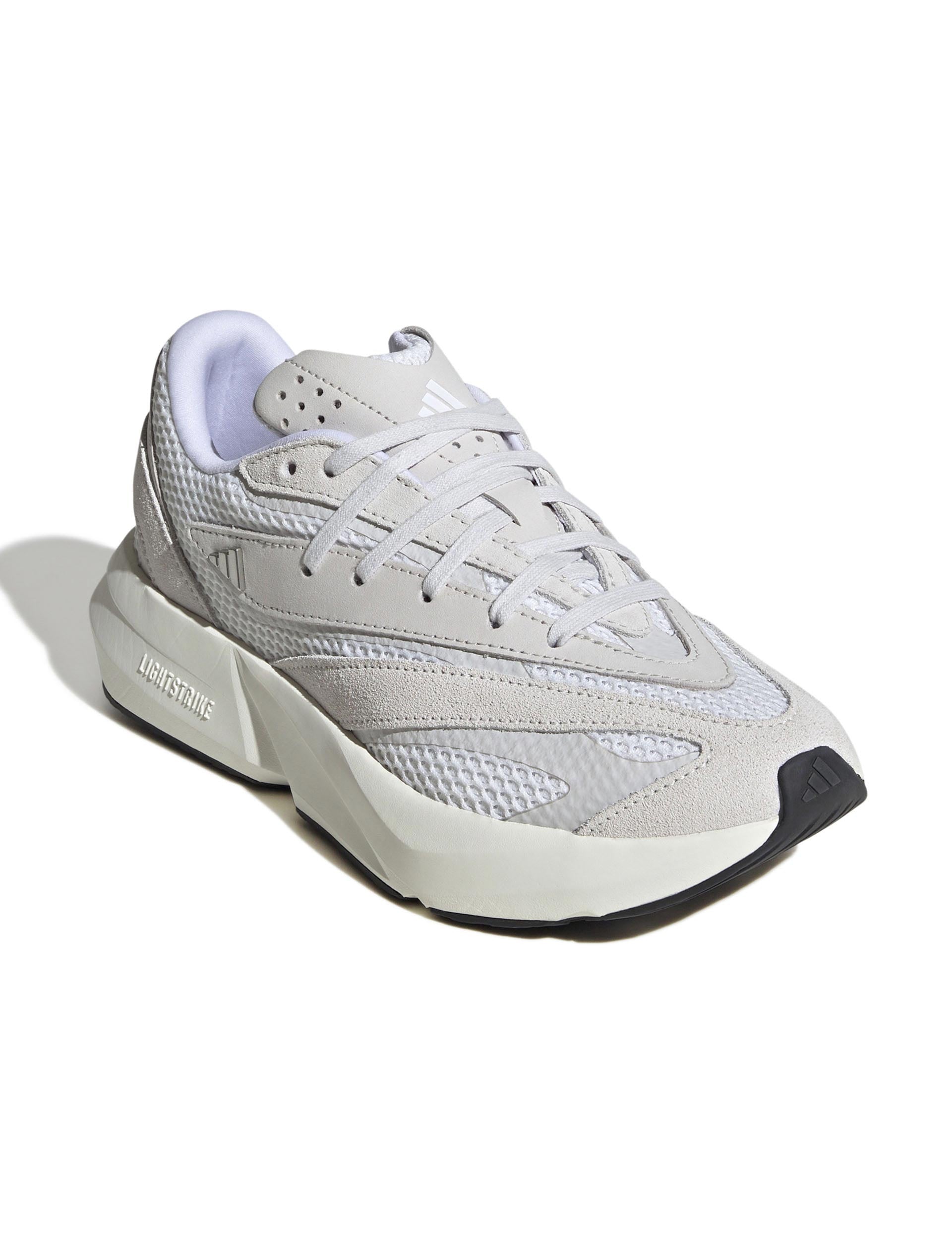 Lightblaze Shoes for Women - Crystal White, Cloud White & Grey Sneakers | Comfortable & Stylish for Running, Walking & Casual Wear