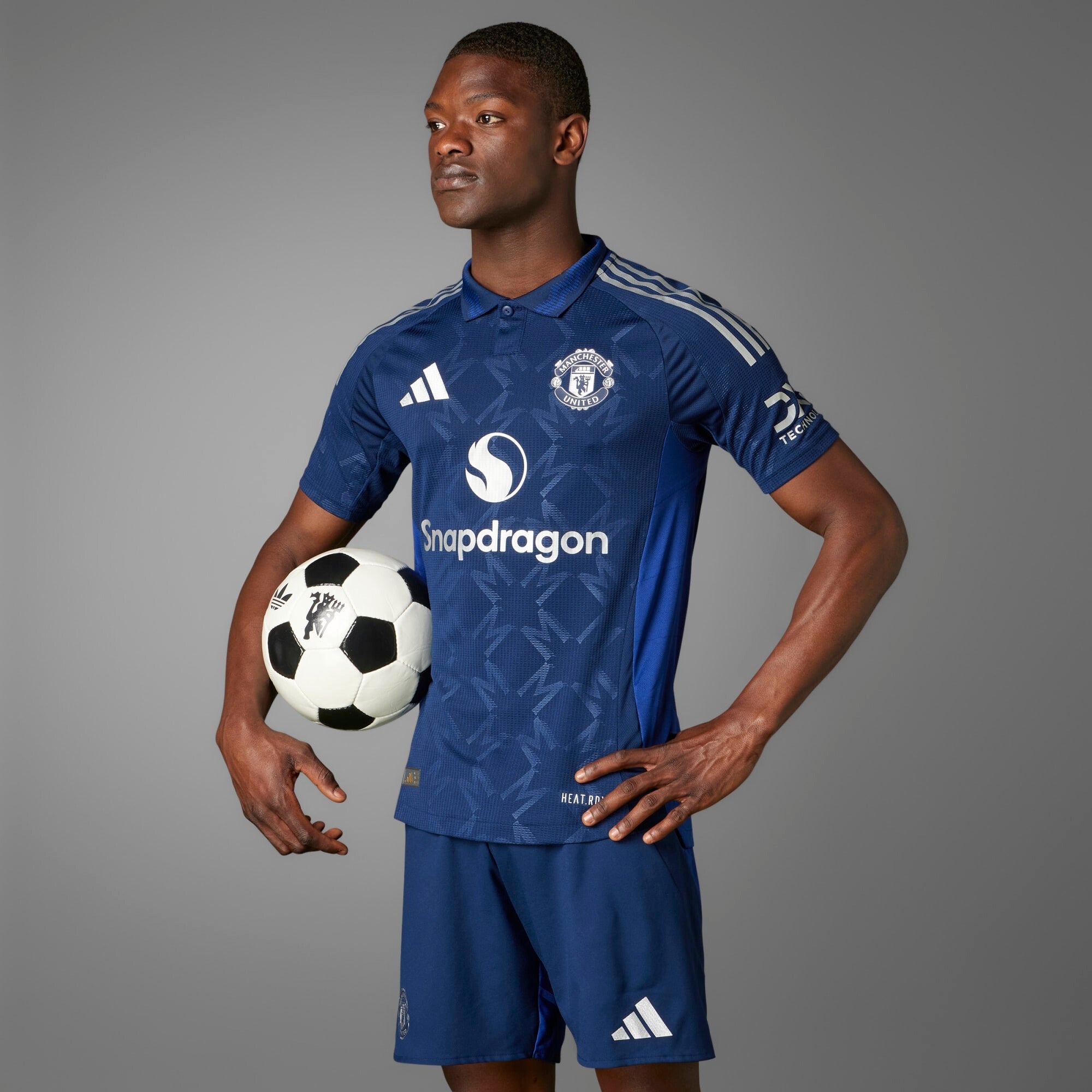 adidas Manchester United 2024/25 Match Away Jersey - Authentic Soccer Jersey for Men - Official Football Shirt for Fans & Players - Perfect for Matches, Training & Casual Wear