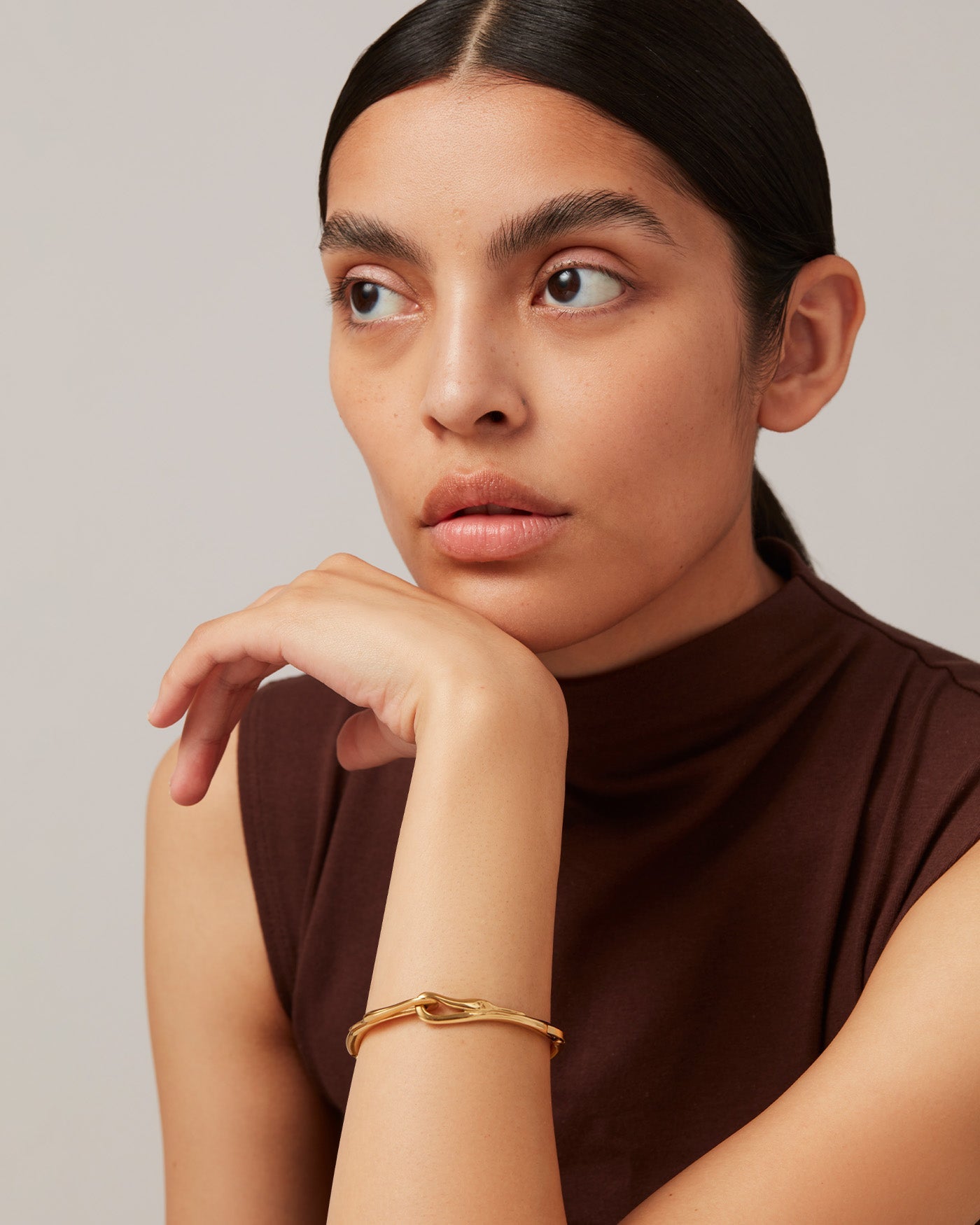 Lisieux Gold Bangle Bracelet for Women - Elegant & Stylish Jewelry for Parties, Weddings & Everyday Wear