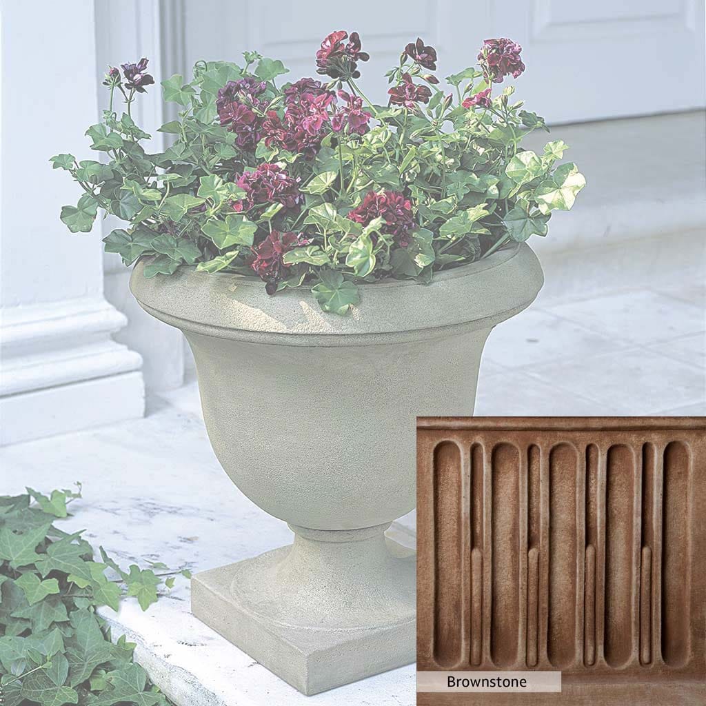 Campania International Litchfield Urn - Elegant Outdoor Garden Planter for Flowers & Plants - Perfect for Patio, Porch, and Landscape Decor