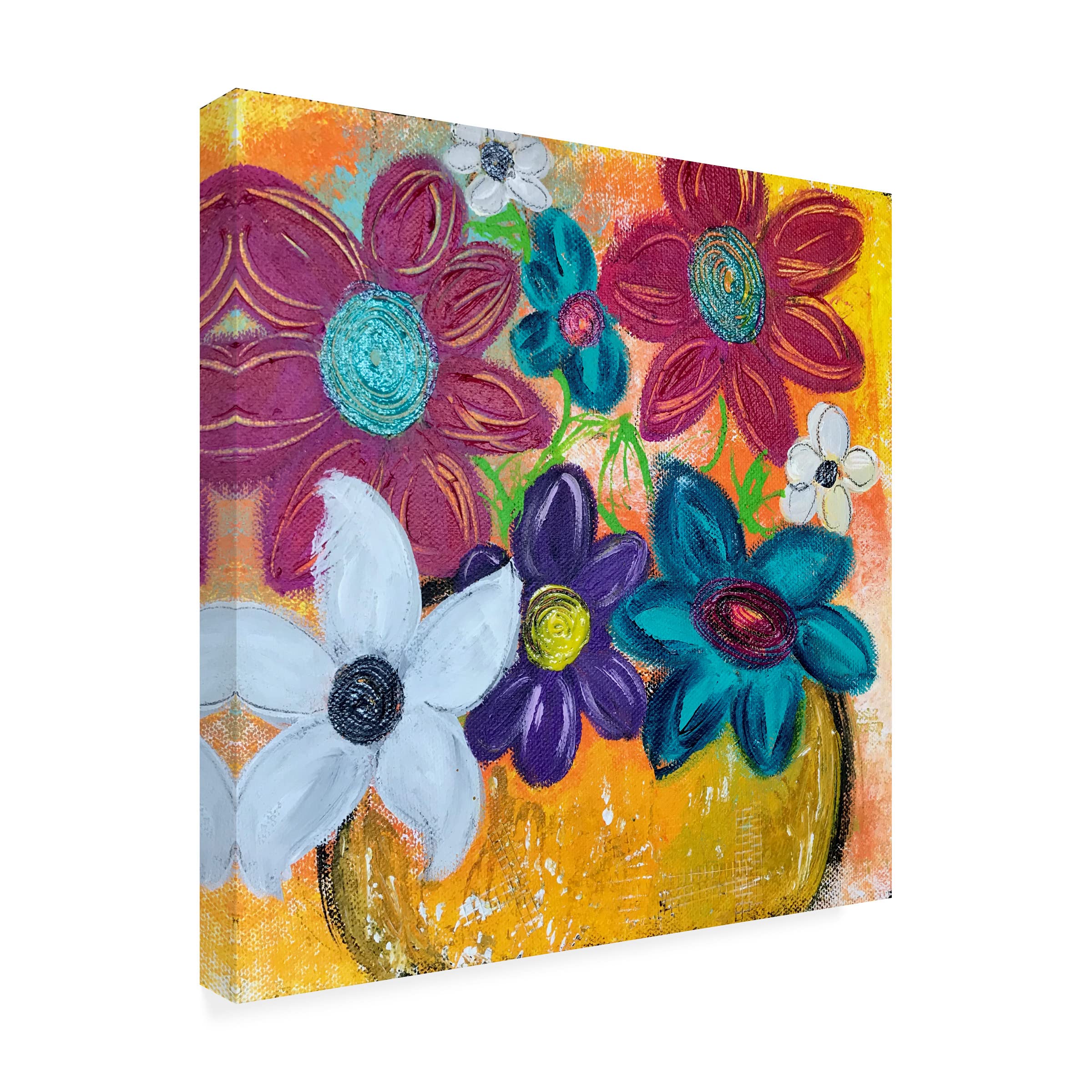 Kathleen Tennant 'On Display' 18x18 Canvas Wall Art - Modern Home Decor for Living Room, Bedroom & Office | Trademark Fine Art Collection