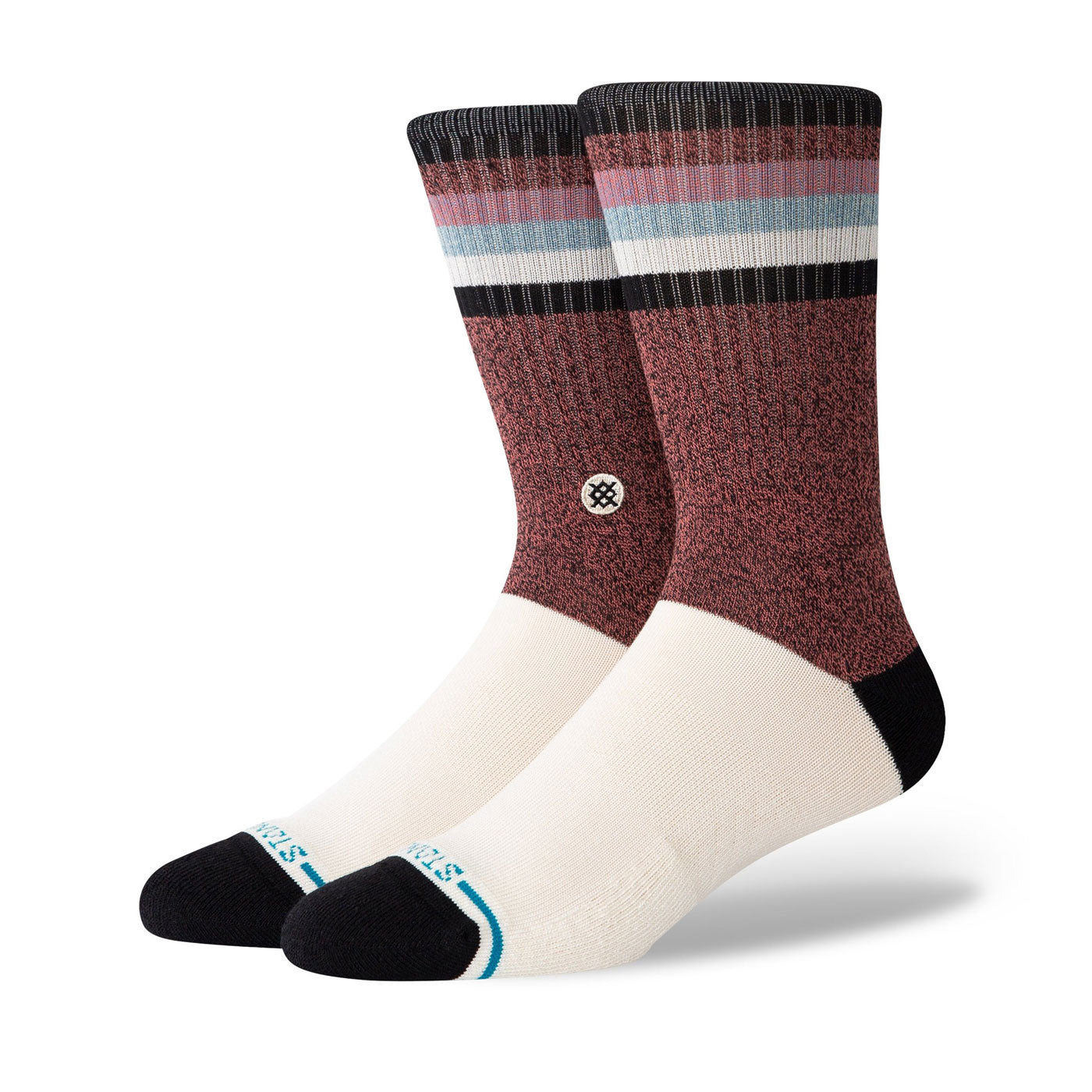 Premium Cotton Crew Socks for Men & Women - Dockerson Navy Blue Casual Comfort Socks - Perfect for Work, Sports & Everyday Wear