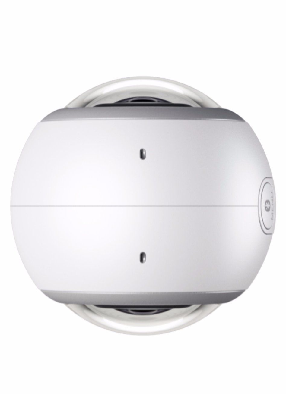 Samsung Gear 360 SM-R210 (2017 Edition) 4K 360-Degree Spherical Camera - International Version (Renewed) - Perfect for VR Content Creation, Travel Vlogging & Immersive Photography
