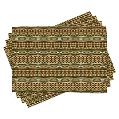 Khaki Mustard and Brown