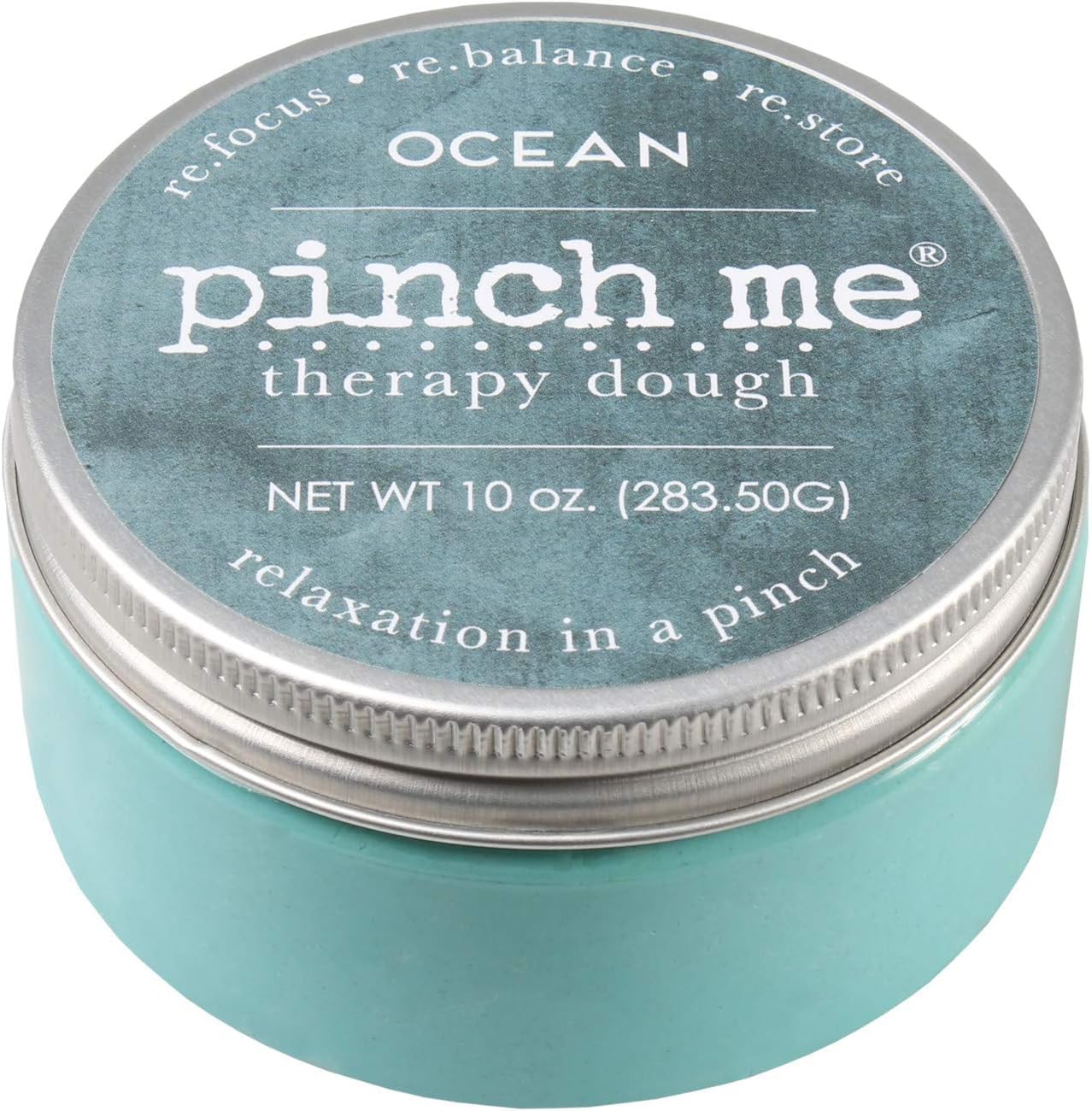 Pinch Me Therapy Dough - 10oz Ocean Scented Stress Relief Putty for Anxiety & Focus - Aromatherapy Sensory Fidget Toy for Adults & Kids - Perfect for Office, Classroom & Travel Relaxation