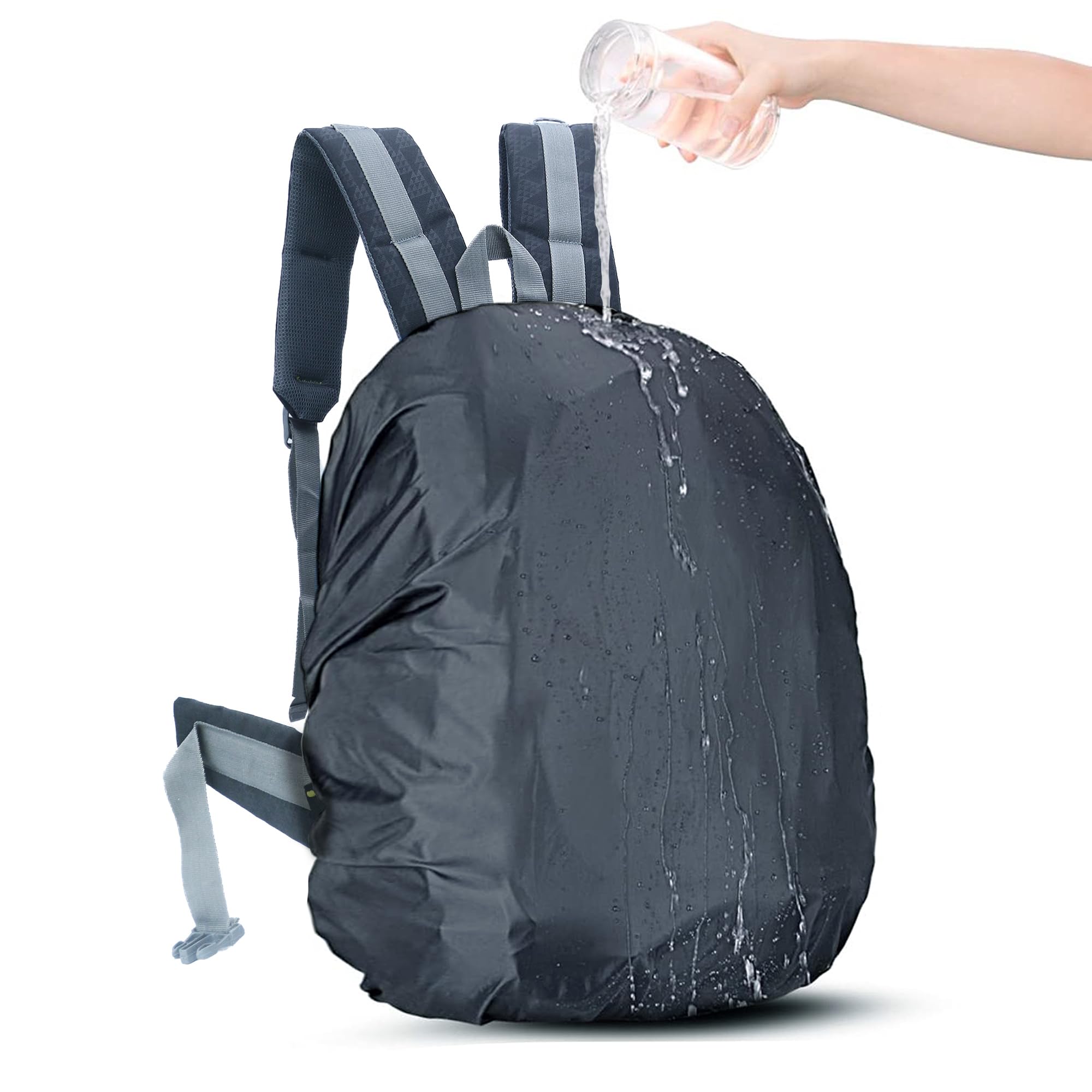 ZaySoo Ultimate Unisex Waterproof Travel & Hiking Backpack - 19-Inch Laptop Compartment with Rain Cover & Internal Organizer - Perfect for College, Commuting & Outdoor Adventures