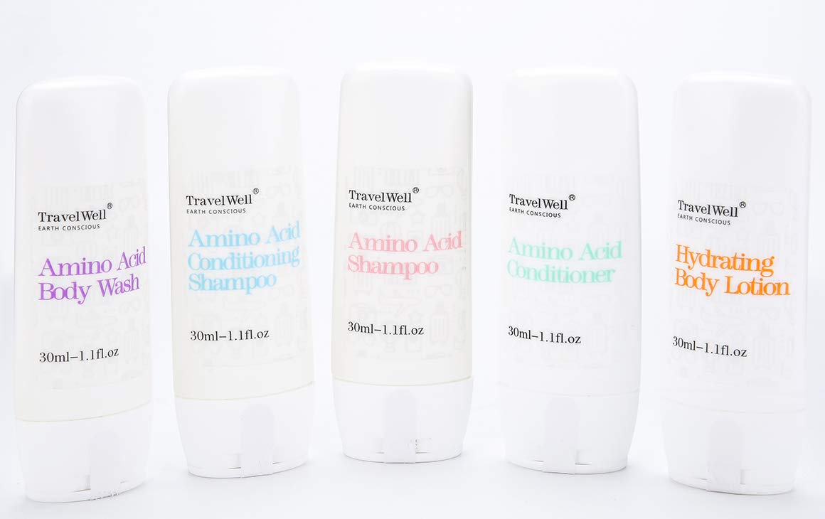 25-Pack Travel Size Toiletries Set - Individually Wrapped 28g Mini Soap Bars, 30ml Body Lotion, Body Wash, Hotel Shampoo & Conditioner | Bulk Hotel Guest Supplies | Perfect for Travel, Hotels, Gyms & Guest Amenities