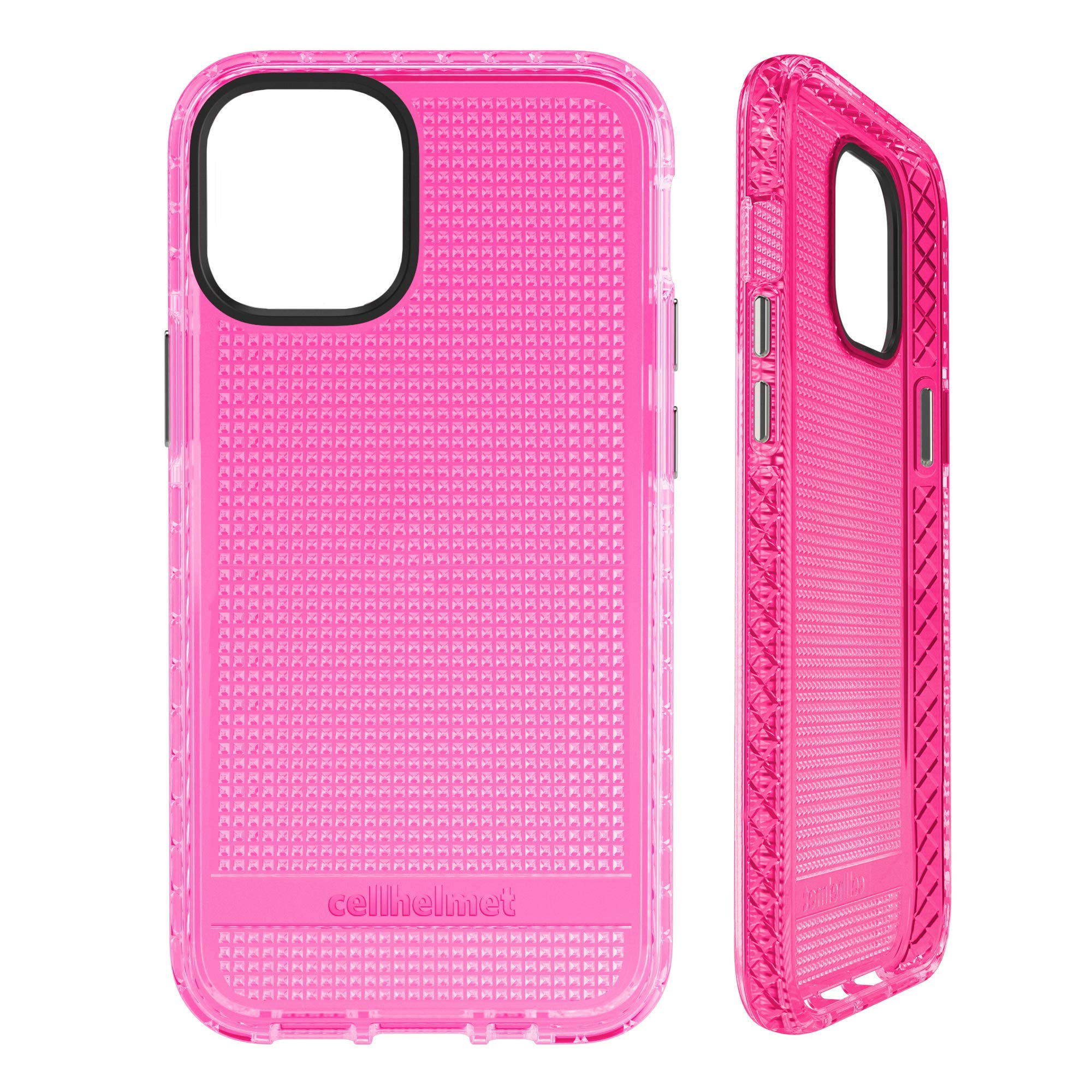 Cellhelmet Altitude X Series Pink Shockproof Phone Case for iPhone 12/12 Pro | Durable Protection | Retail Packaging | Perfect for Outdoor Adventures & Daily Use
