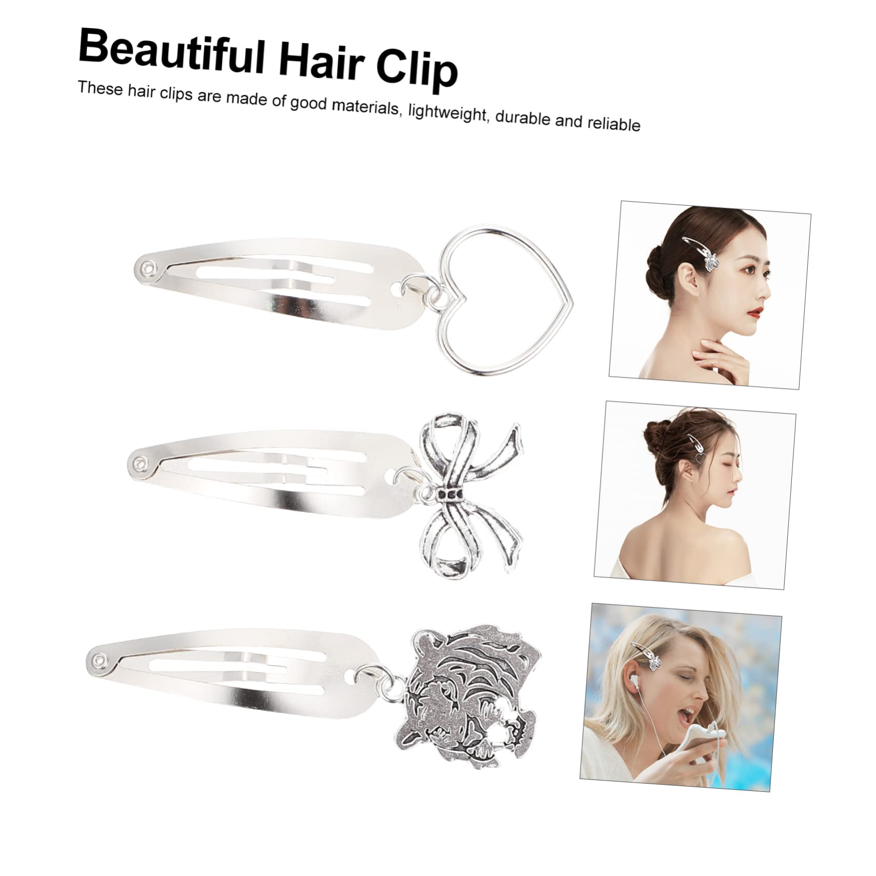FRCOLOR 15pcs Cute Hair Clips Set for Women - Fashionable Barrettes & Exquisite Hair Accessories for Daily Styling, Parties & Weddings