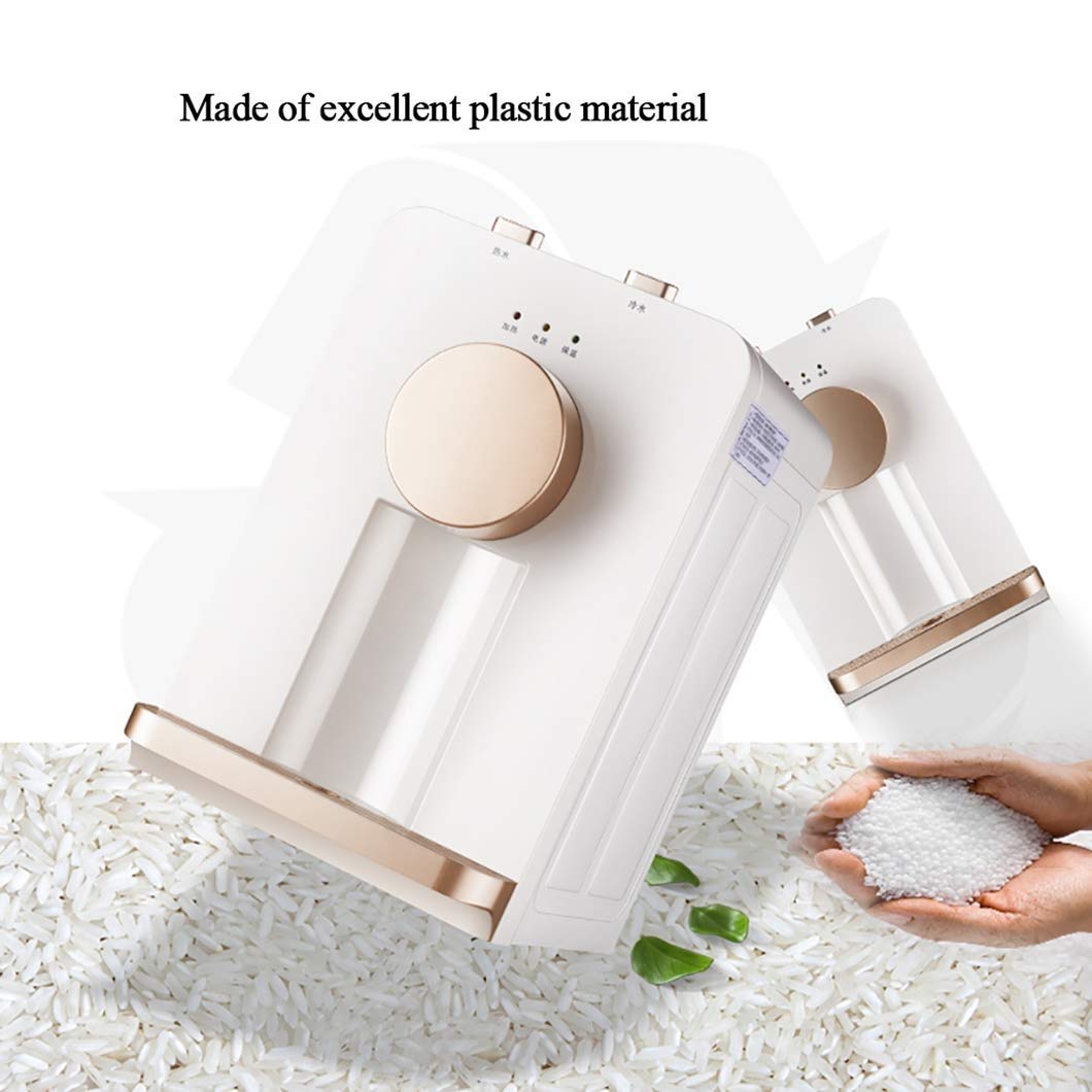 Hot & Cold Countertop Bottleless Water Dispenser with Top Loading Design - Energy Efficient Water Cooler for Home, Office, Kitchen & Dorm Room Use