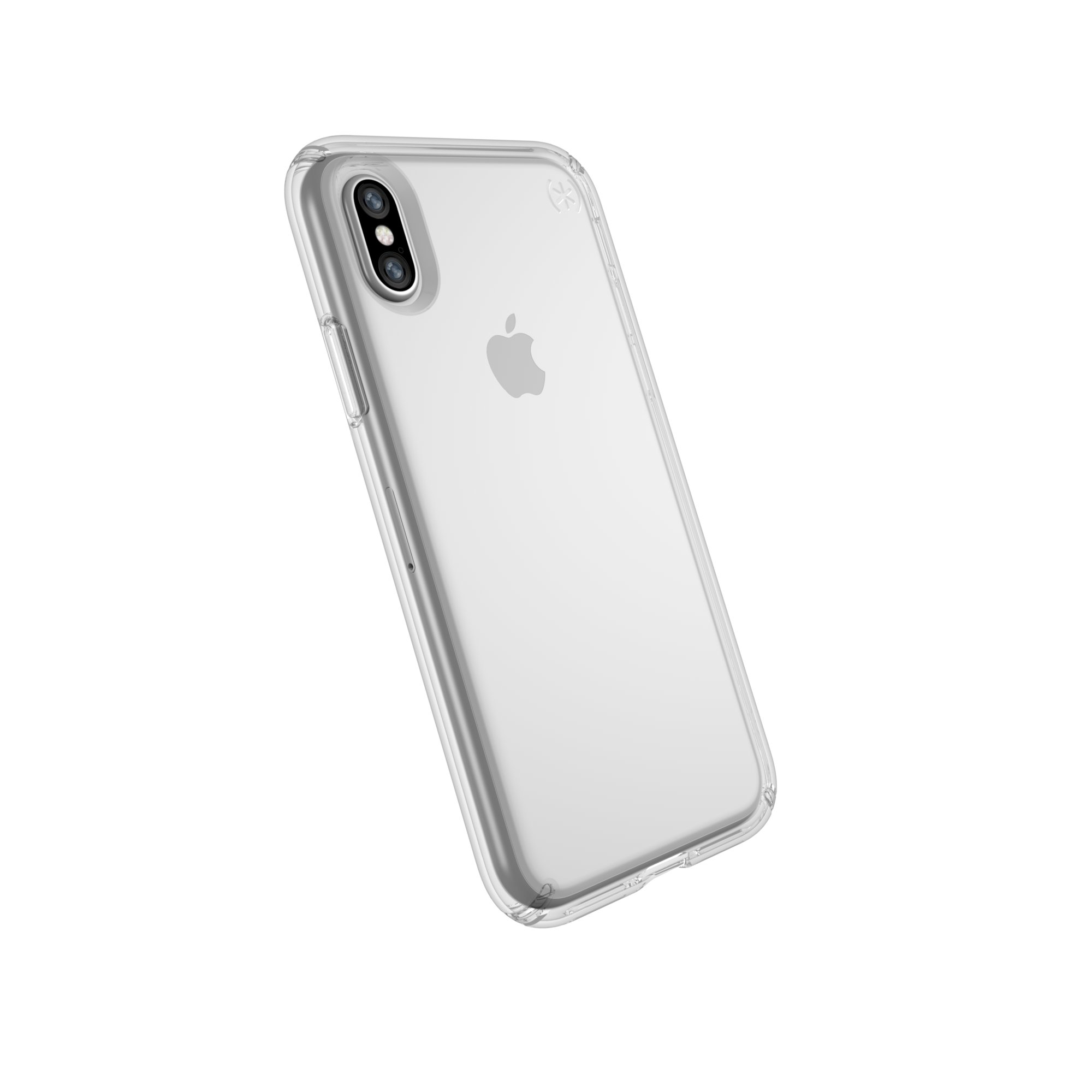 Speck Presidio Clear iPhone XS/X Case - Slim Protective Cover with Drop Protection | Perfect for Business, Travel & Everyday Use