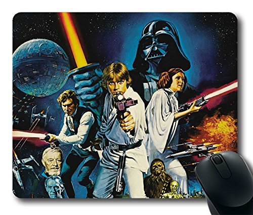 Star Wars Themed Mouse Pad - Large Gaming Mouse Mat with Non-Slip Rubber Base | Perfect for Office, Gaming & Home Computer Setup (V4 Design)