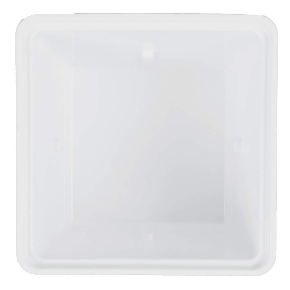 GET ML-149-W 2 Quart White Square Food Storage Container with Airtight Lid - Perfect for Meal Prep, Leftovers & Pantry Organization