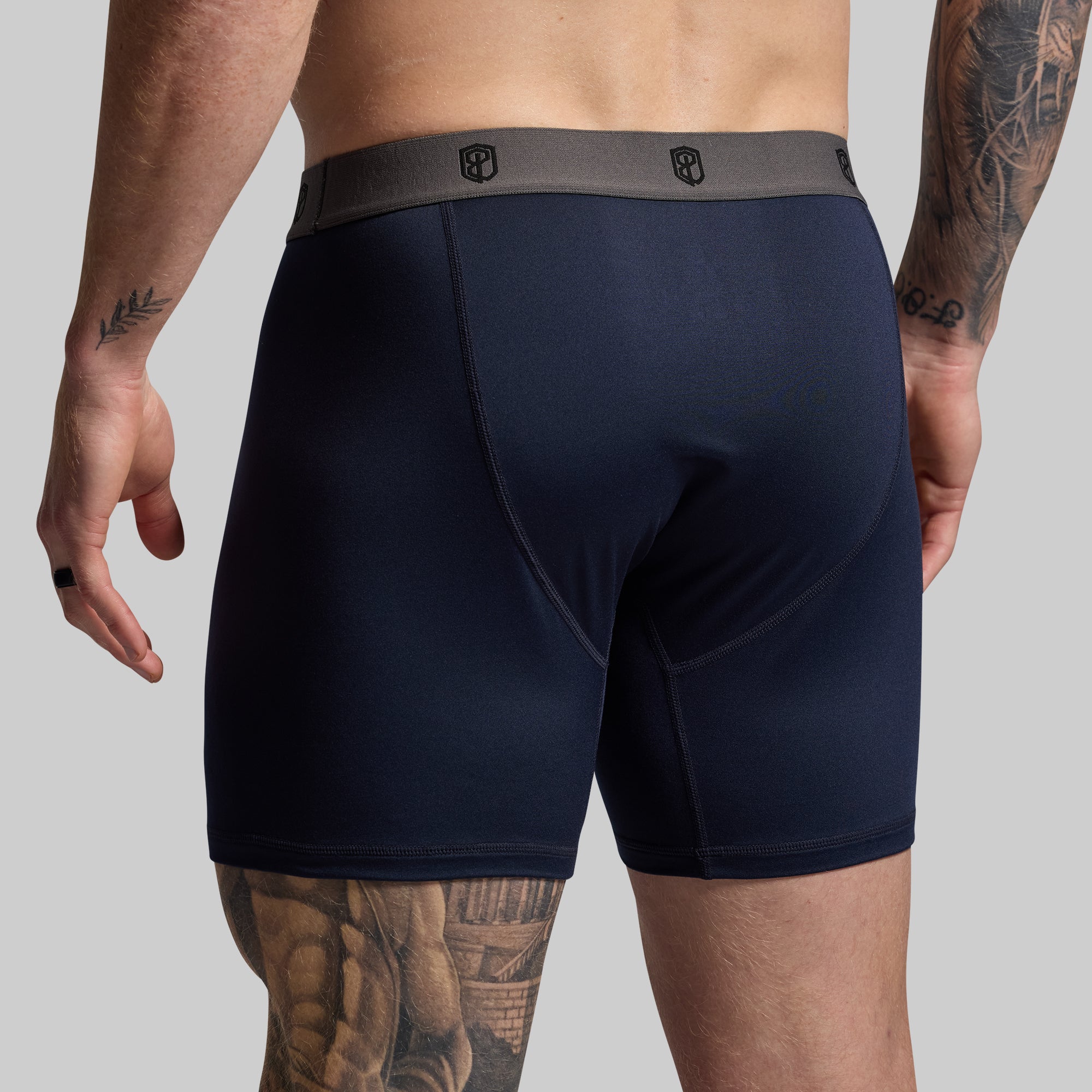 Ball Paradise Boxer Briefs for Men - Soft Breathable Cotton Underwear (BP Navy) - Perfect for Workout, Sports & Everyday Comfort
